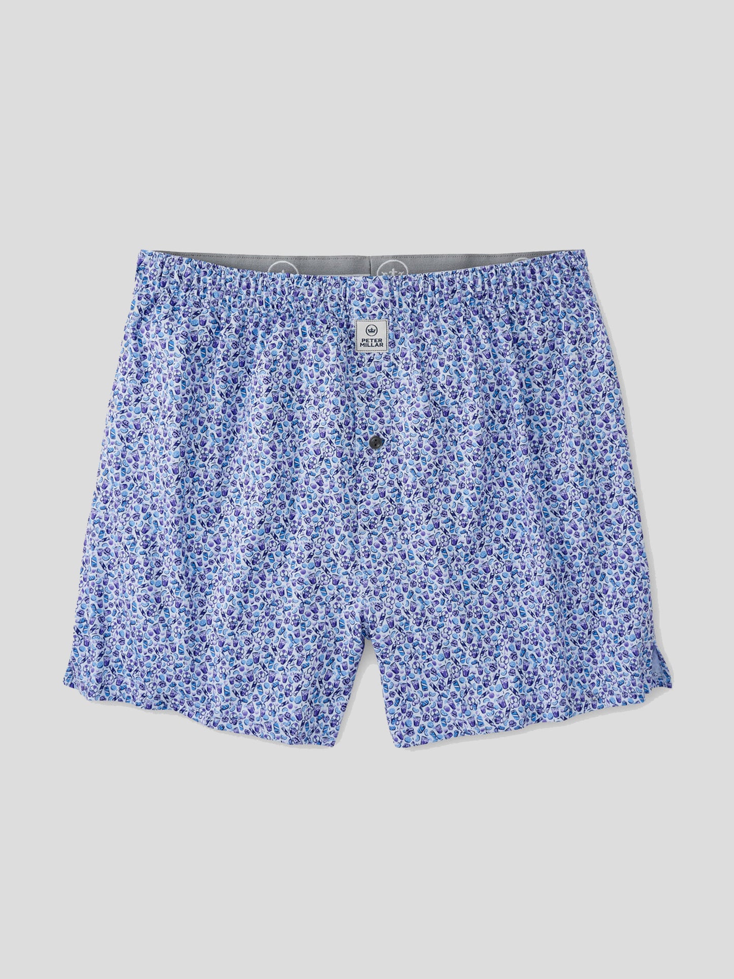 Peter Millar Crown Sport Men's Dazed And Transfused Performance Boxer - Saint Bernard