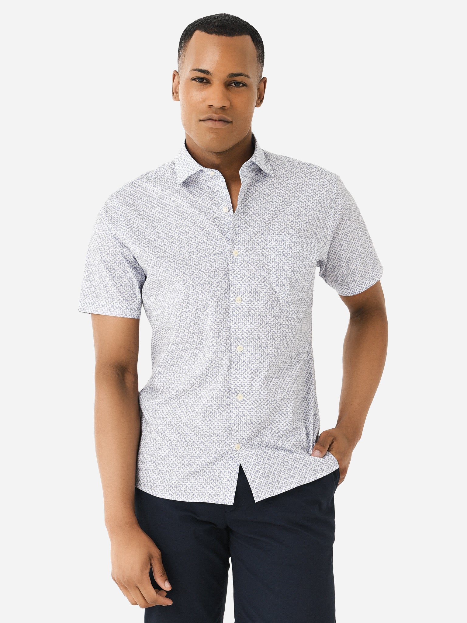 Peter Millar Crown Men's Bitters Boulevard Cotton-Stretch Sport Shirt Peter Millar Crown Men's Bitters Boulevard Cotton-Stretch Sport Shirt
