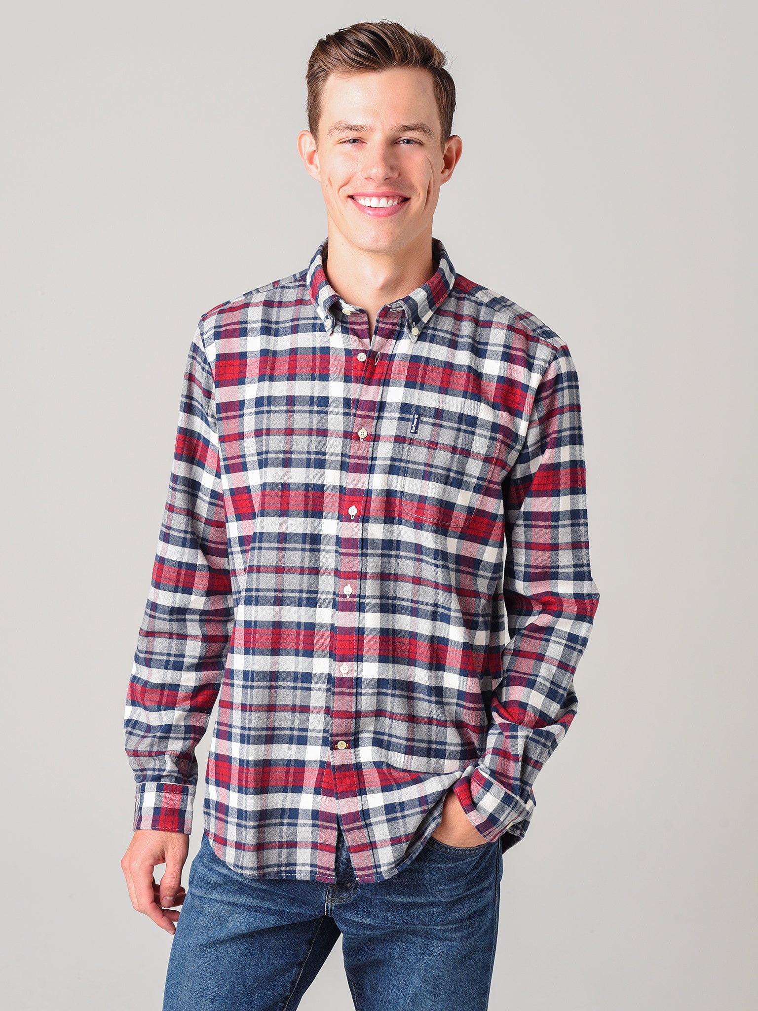 Highland Check Barbour Shirts Red Barbour Stapleton Highland Check