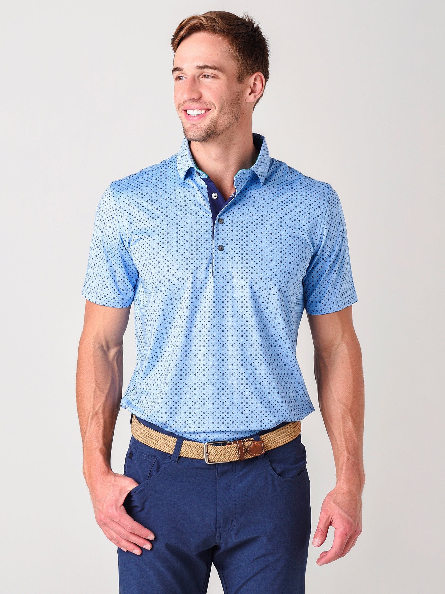 Greyson Men's Baby GOAT Polo - Saint Bernard