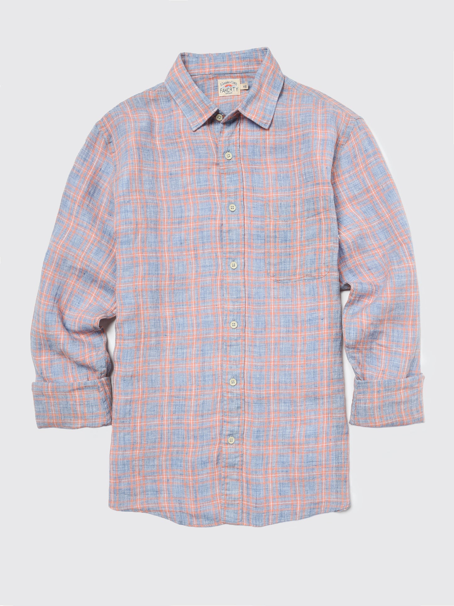 Faherty Brand Linen Laguna Shirt - Saint Bernard