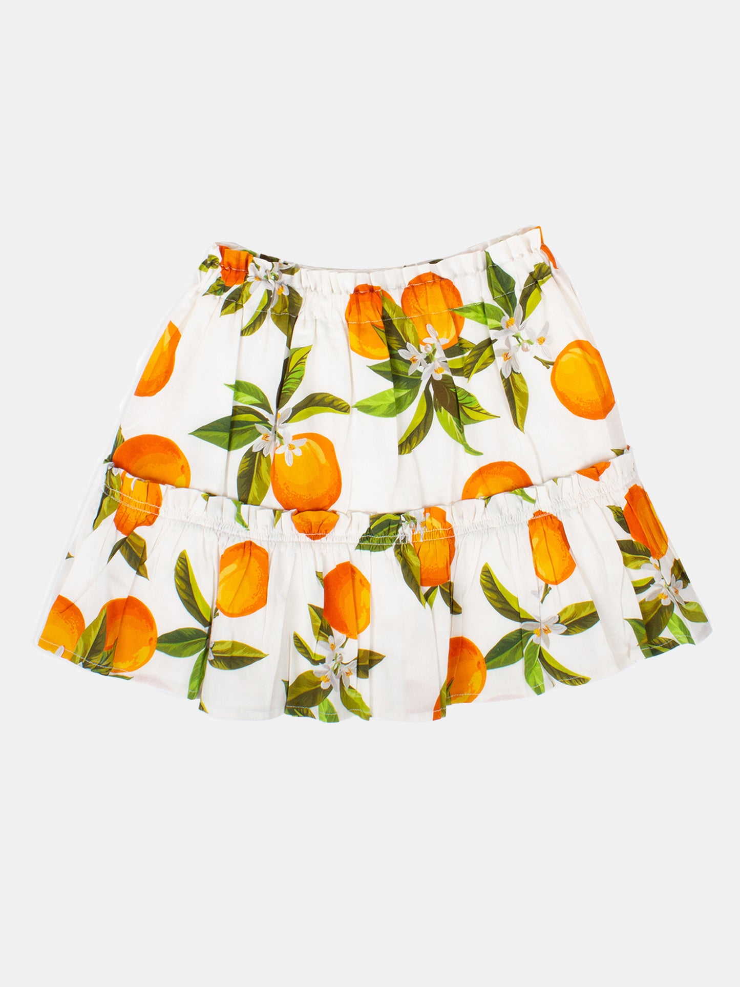 Nev & Lizzie Girls' Ruffle Knit Skirt - Saint Bernard