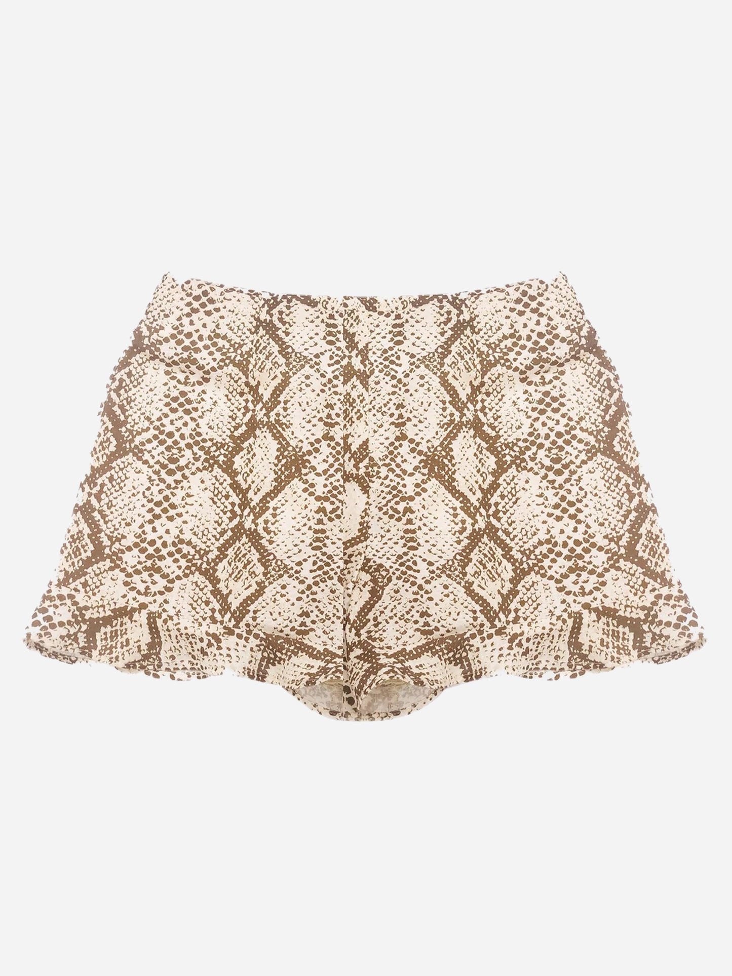 Nev & Lizzie Girls' Ruffle Hem Short - Saint Bernard