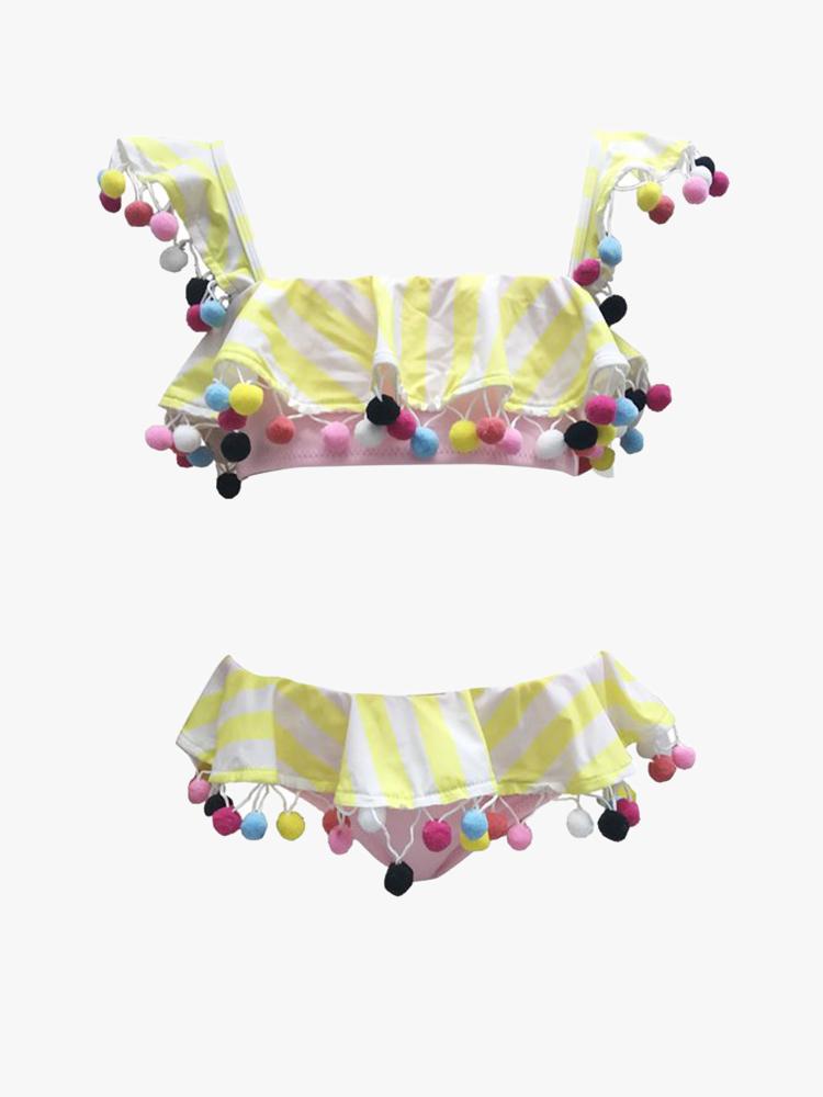 Nessi Byrd Girls’ Suno Two Piece Swimsuit - Saint Bernard