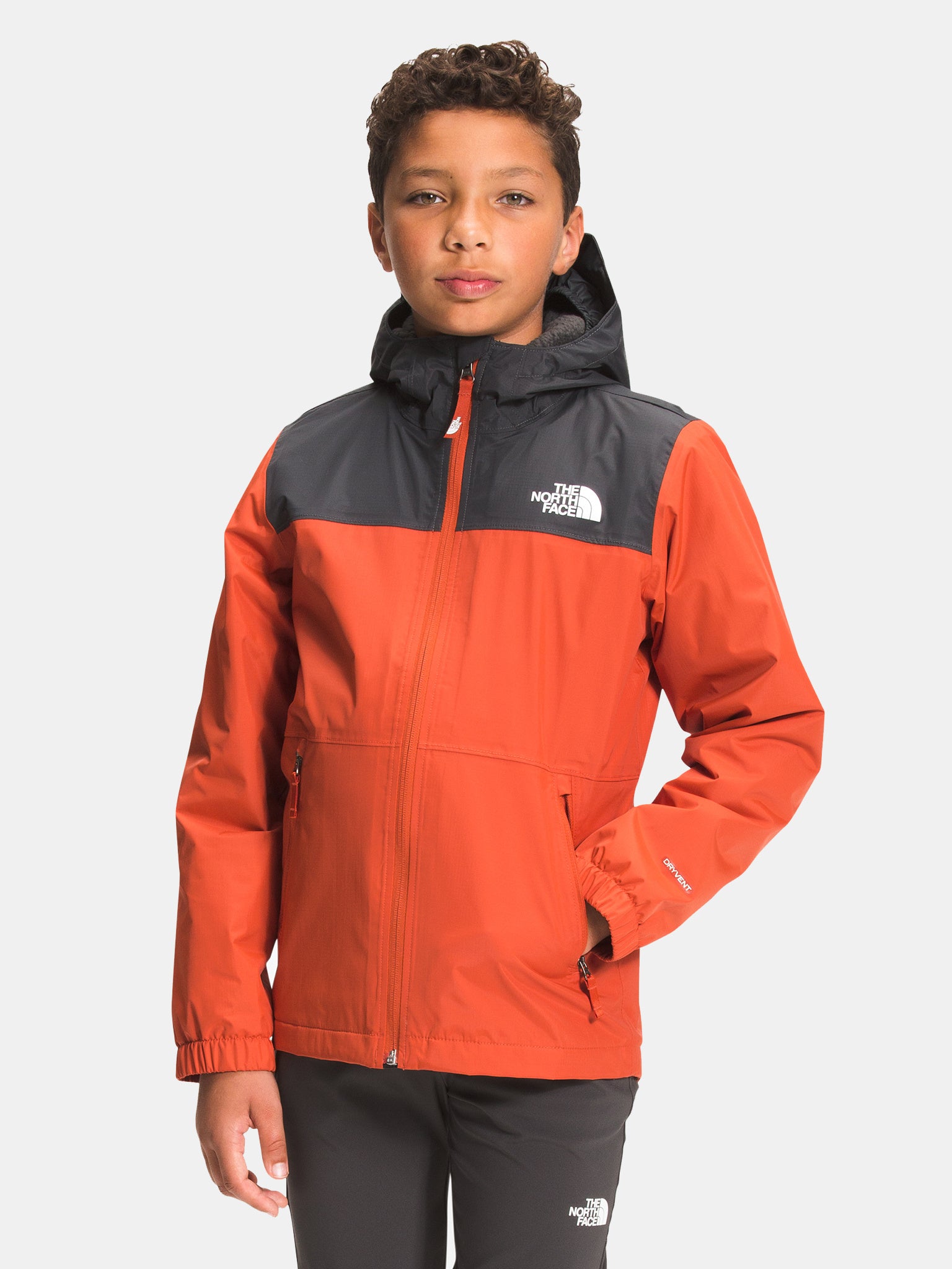 The North Face Boys' Warm Storm Rain Jacket Saint Bernard