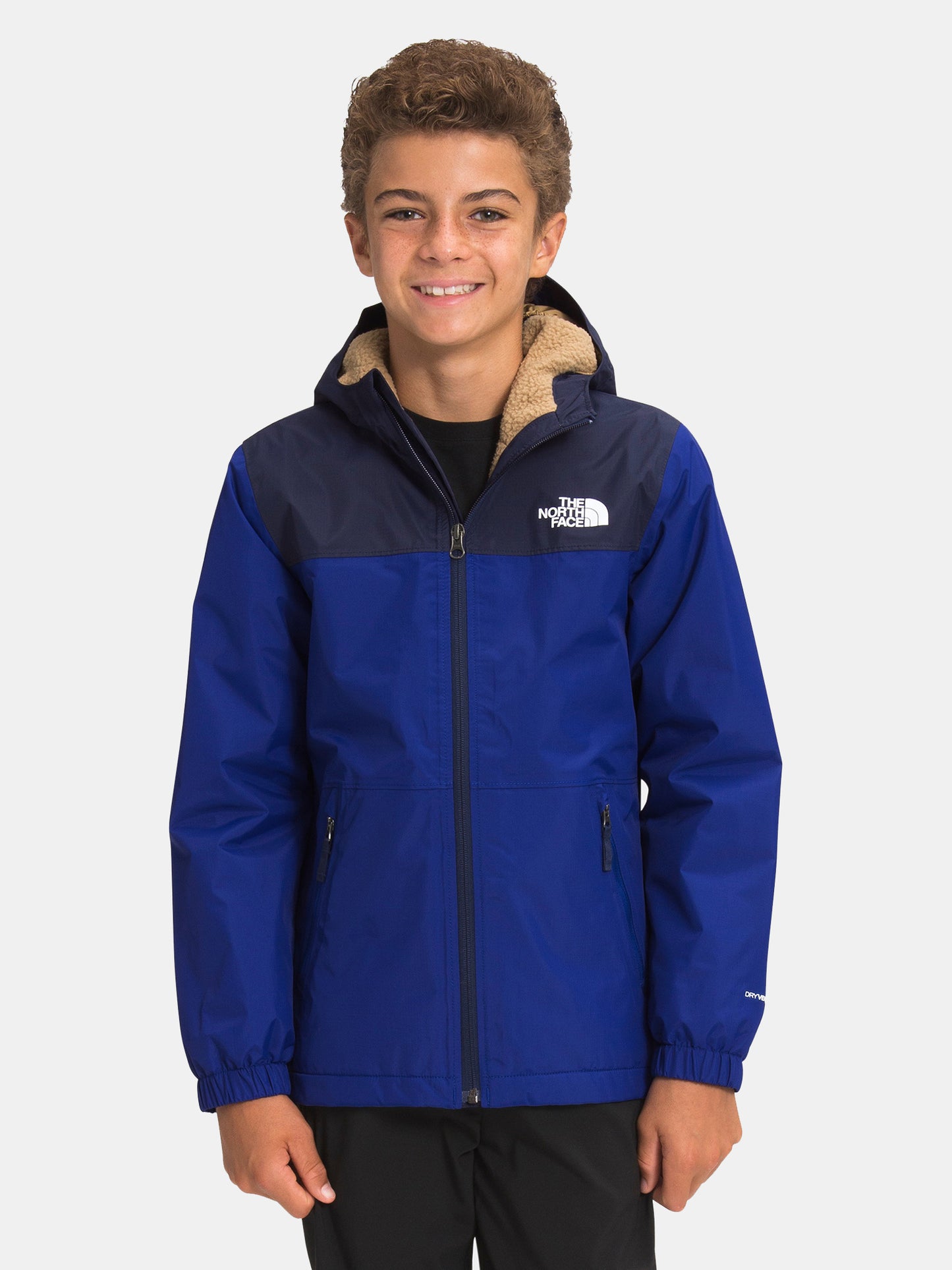 The North Face Boys’ Warm Storm Rain Jacket - Saint Bernard