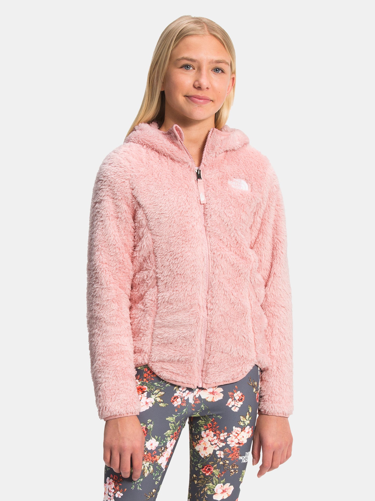The North Face Girls’ Suave Oso Hooded Full Zip Jacket - Saint Bernard