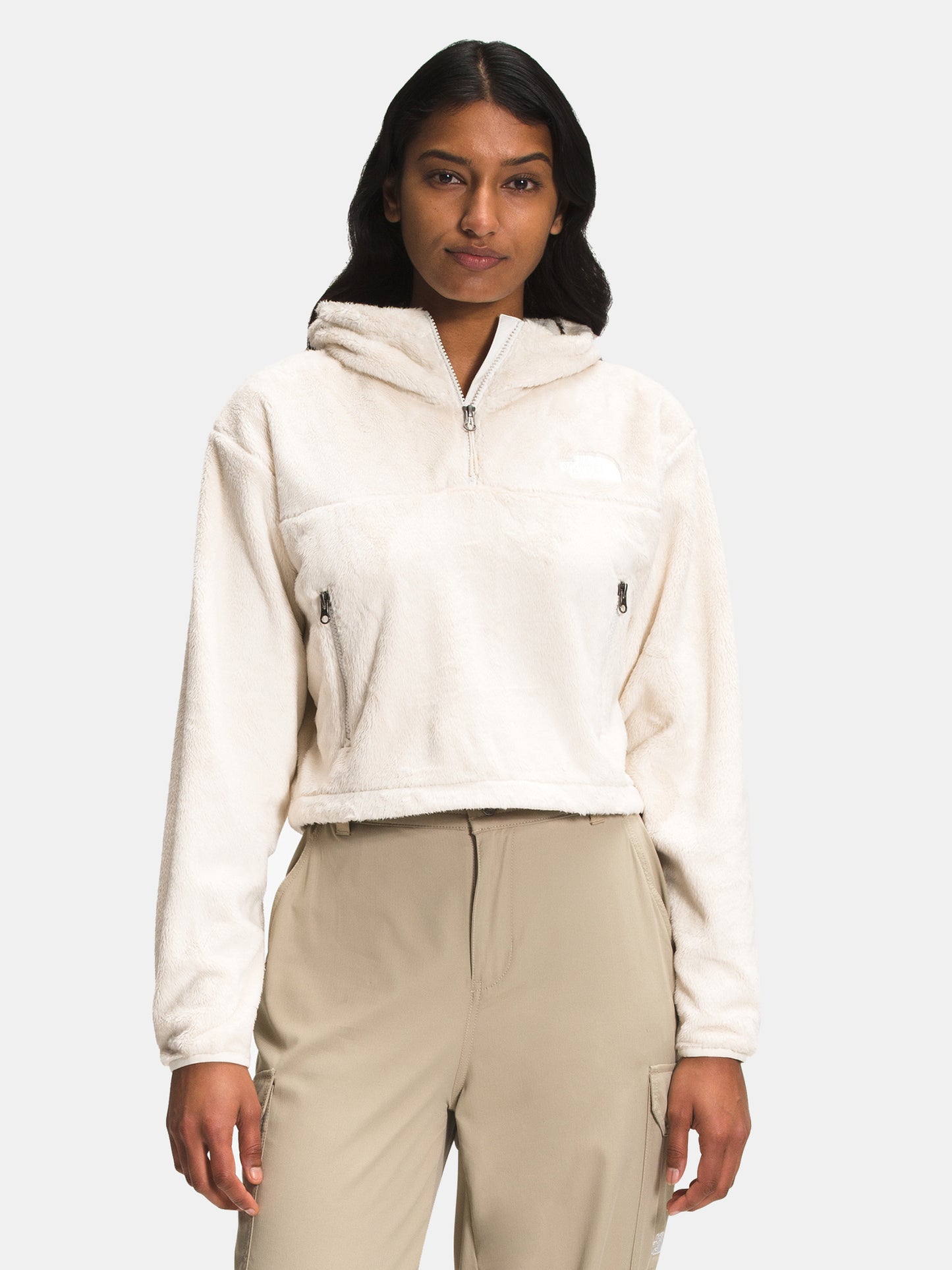 The North Face Women’s Osito 1/4 Zip Hoodie - Saint Bernard