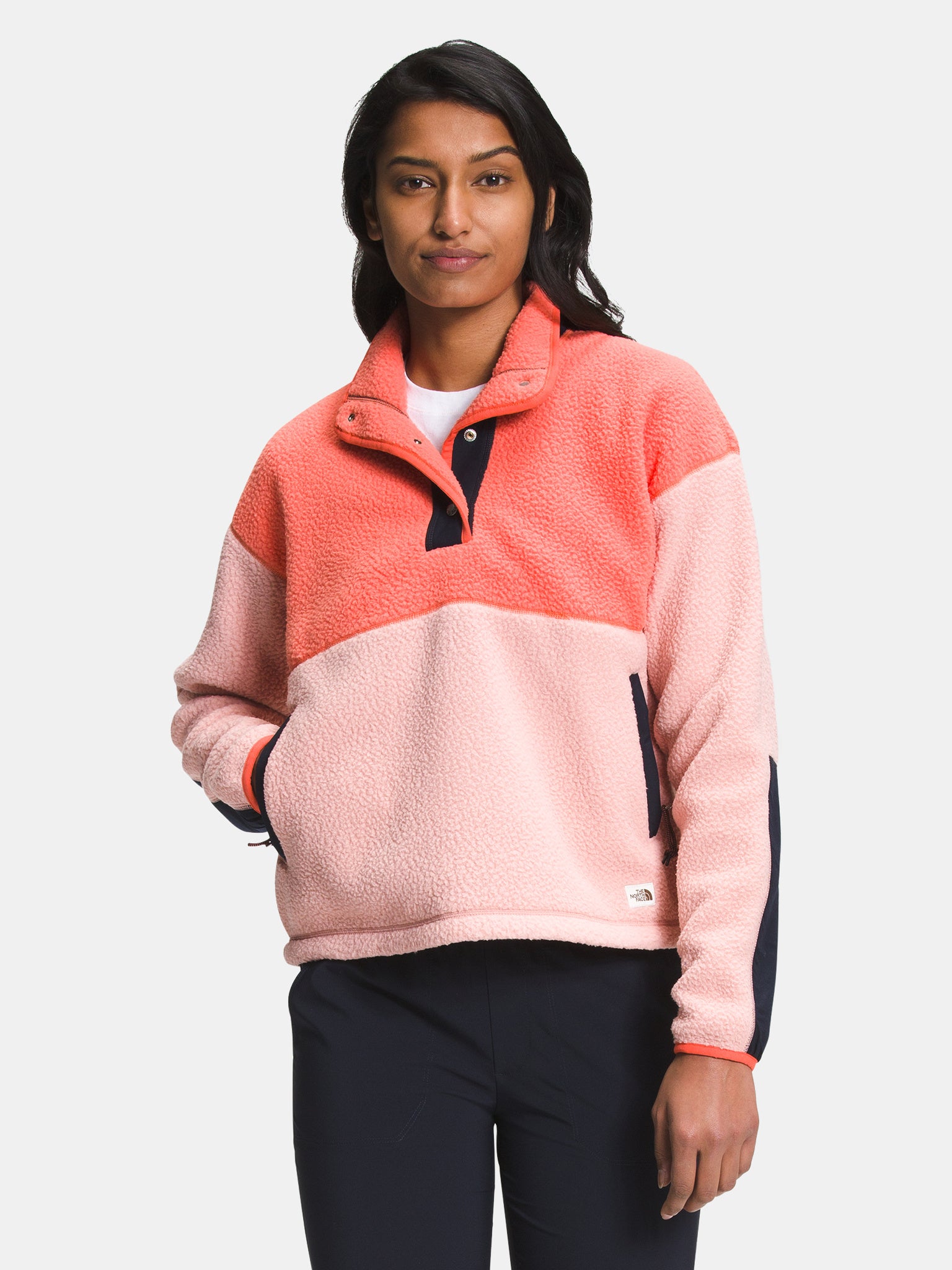 The North Face Womens Printed Cragmont Fleece 1/4 Snap Pullover