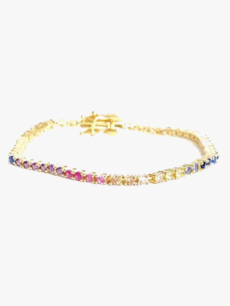 Goldenstrand Jewelry Ombré Skinny Tennis Bracelet - Saint Bernard