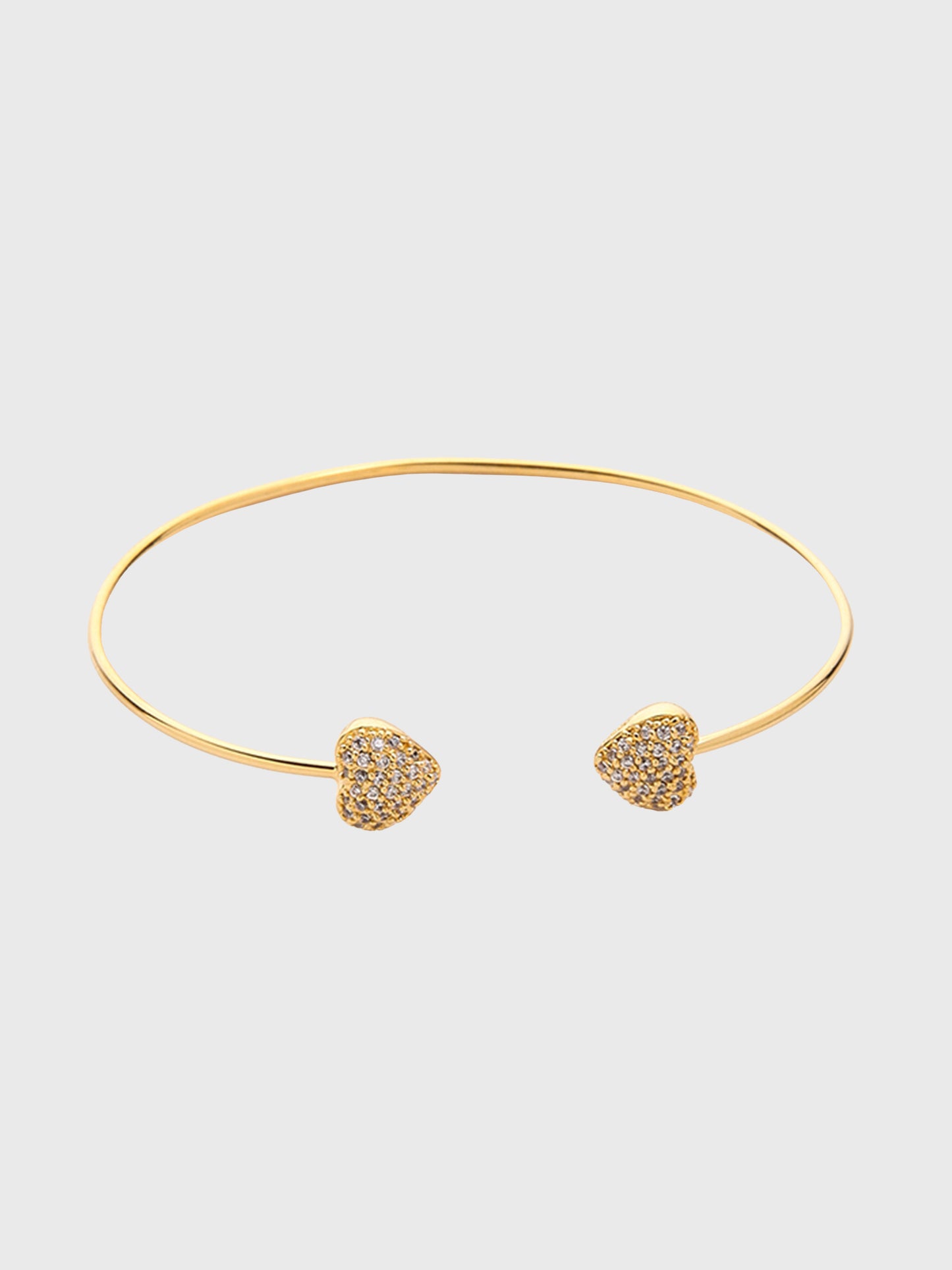 Tai Cz Heart Open Bracelet - Saint Bernard