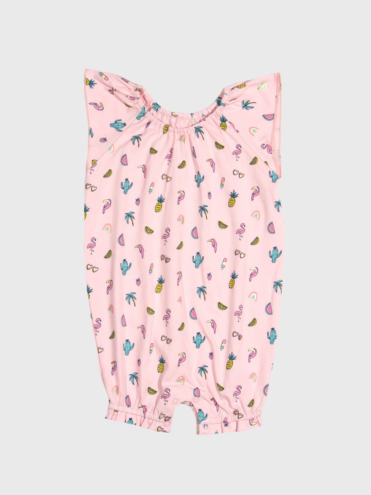 Egg Little Girls' Fifi Romper - Saint Bernard