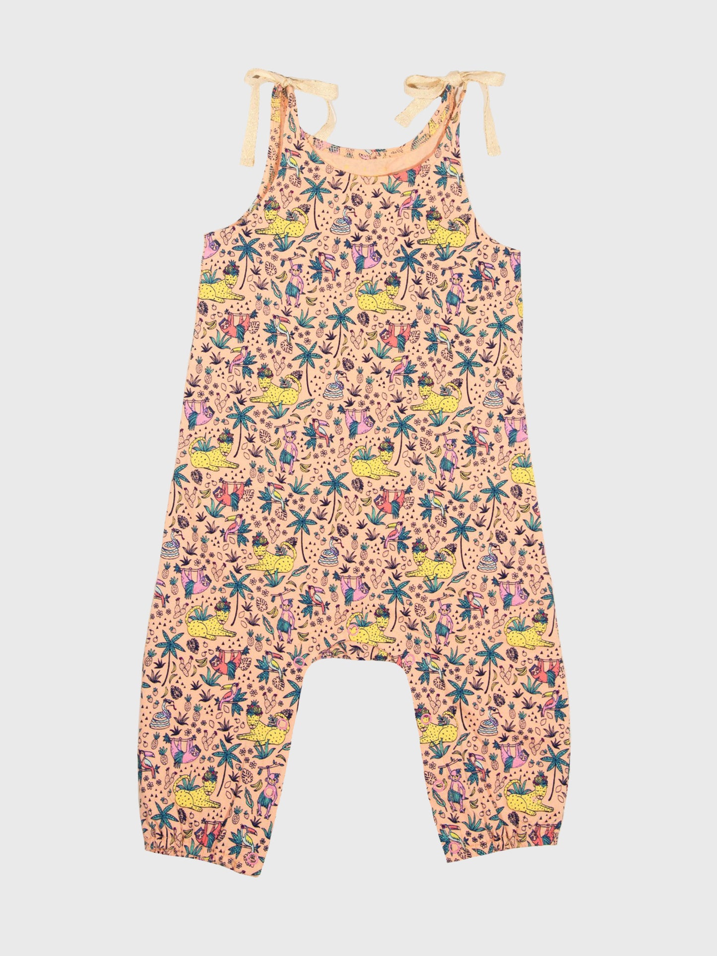 Egg Little Girls' Kiki Romper - Saint Bernard