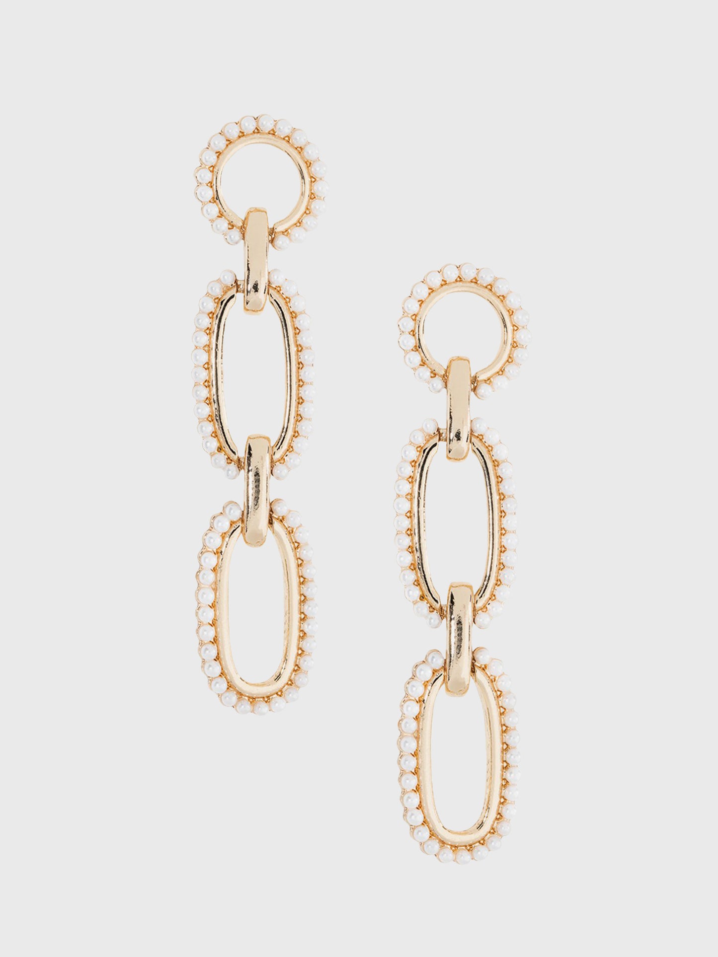 Shashi Pearl Link Earring - Saint Bernard