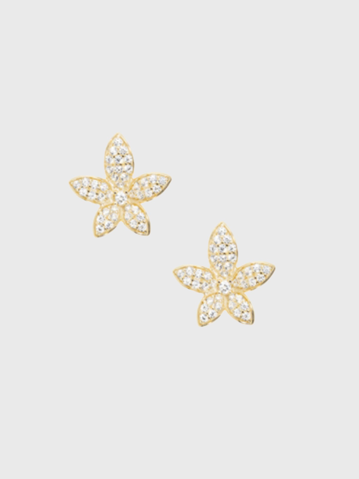Shashi Fleur Stud Earring - Saint Bernard