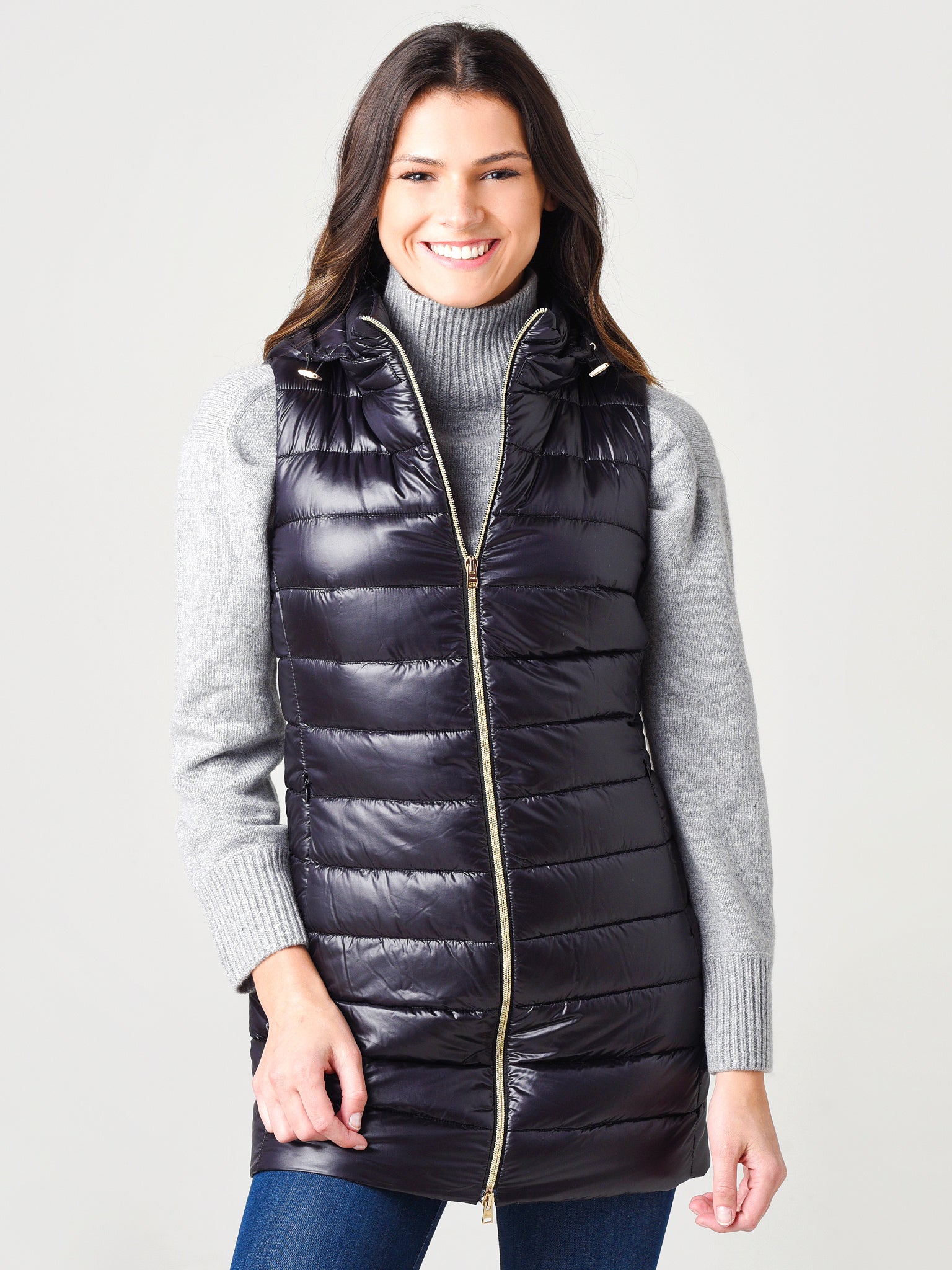 Herno Women's Woven Vest Saint Bernard