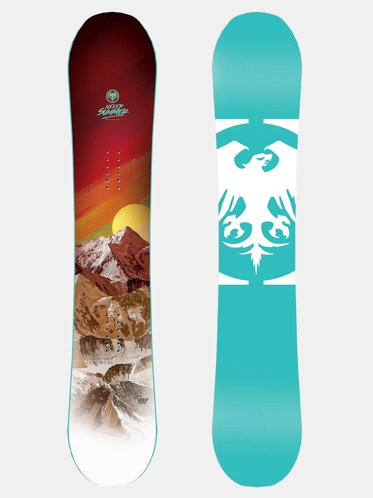 Never Summer Women's Infinity Snowboard 2021 - Saint Bernard