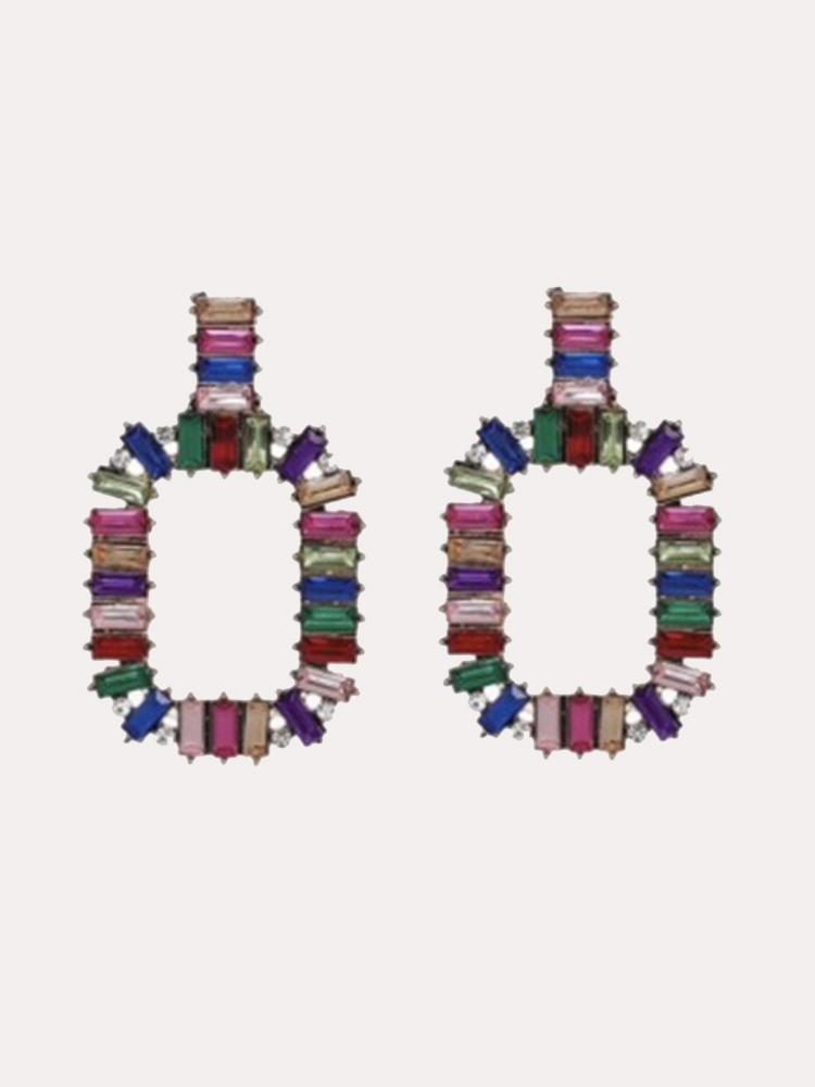 Accessory Concierge Rainbow Baguette Drop Earring - Saint Bernard