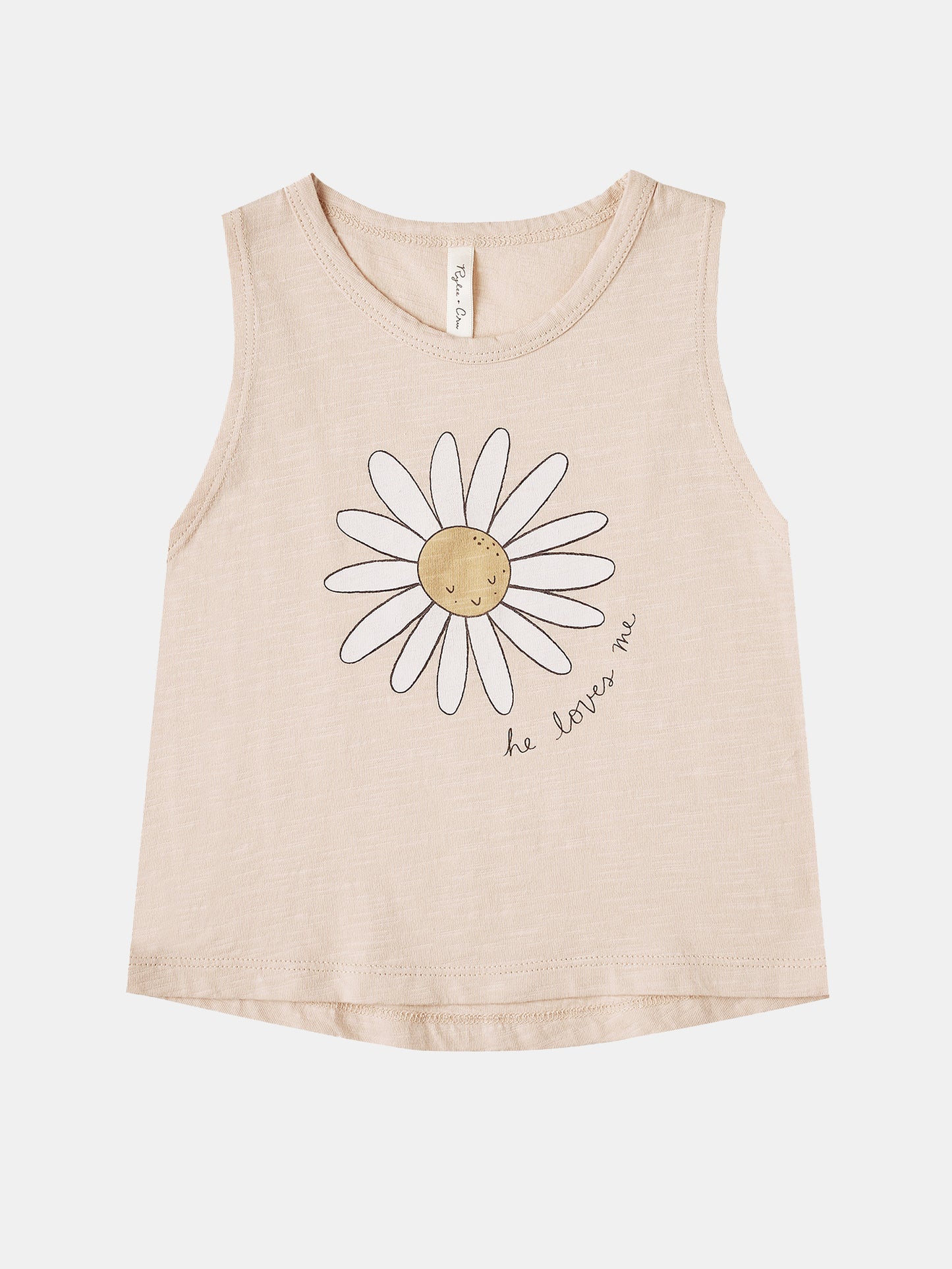 Rylee + Cru Little Girls' Daisy Tank - Saint Bernard