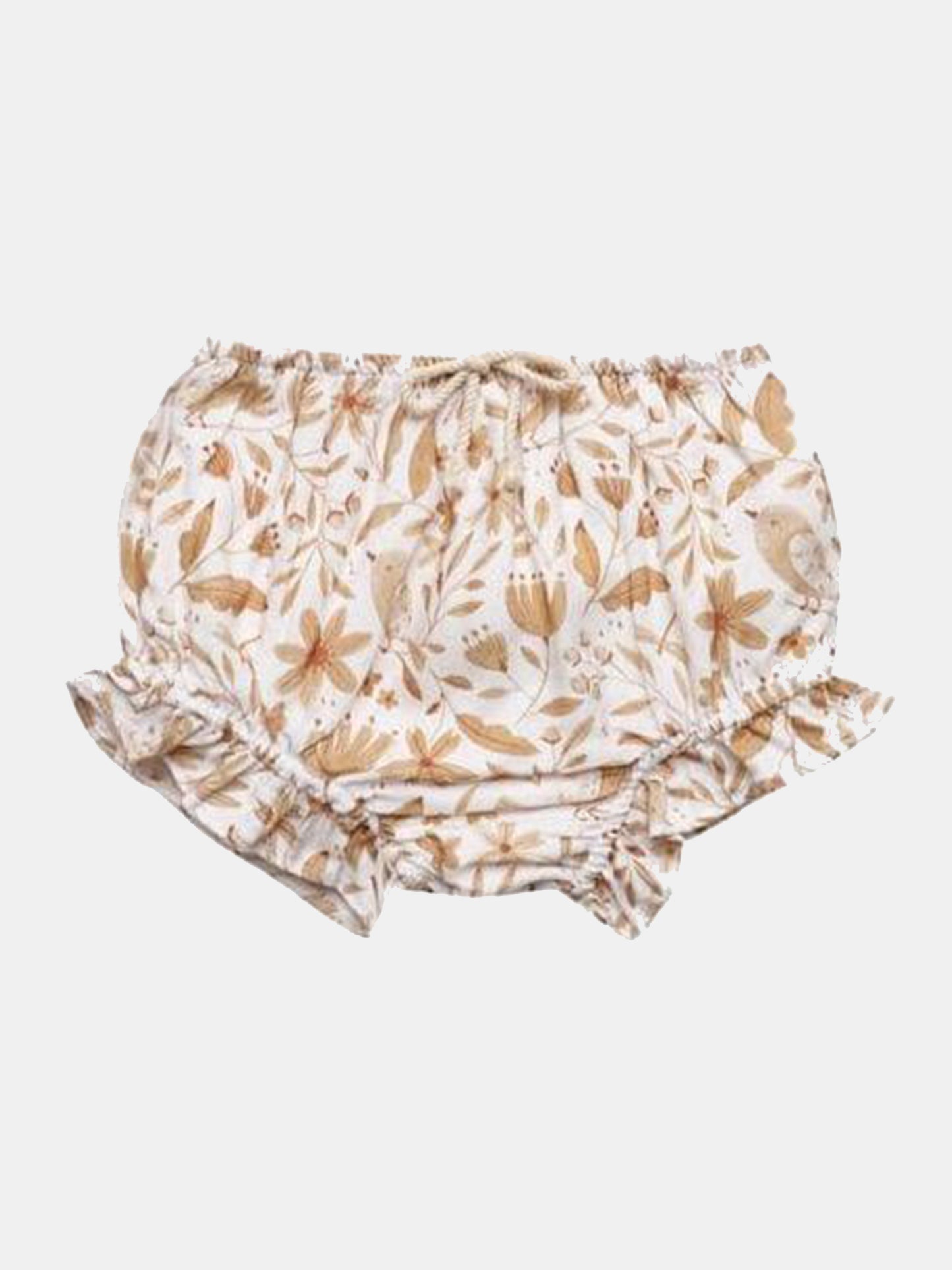 Rylee + Cru Little Girls' Garden Birds Flutter Bloomer - Saint Bernard