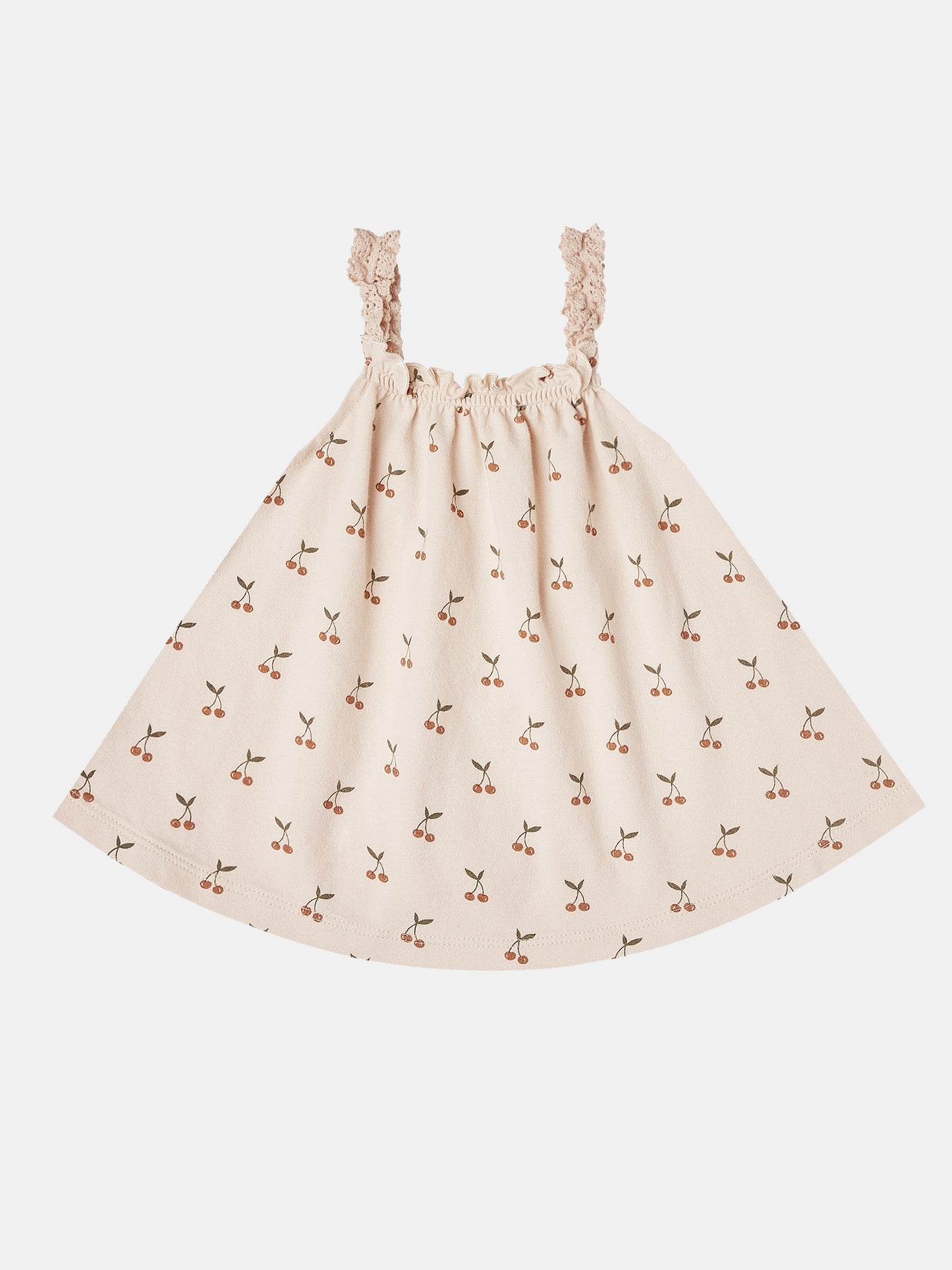 Rylee + Cru Little Girls' Cherries Swing Top - Saint Bernard