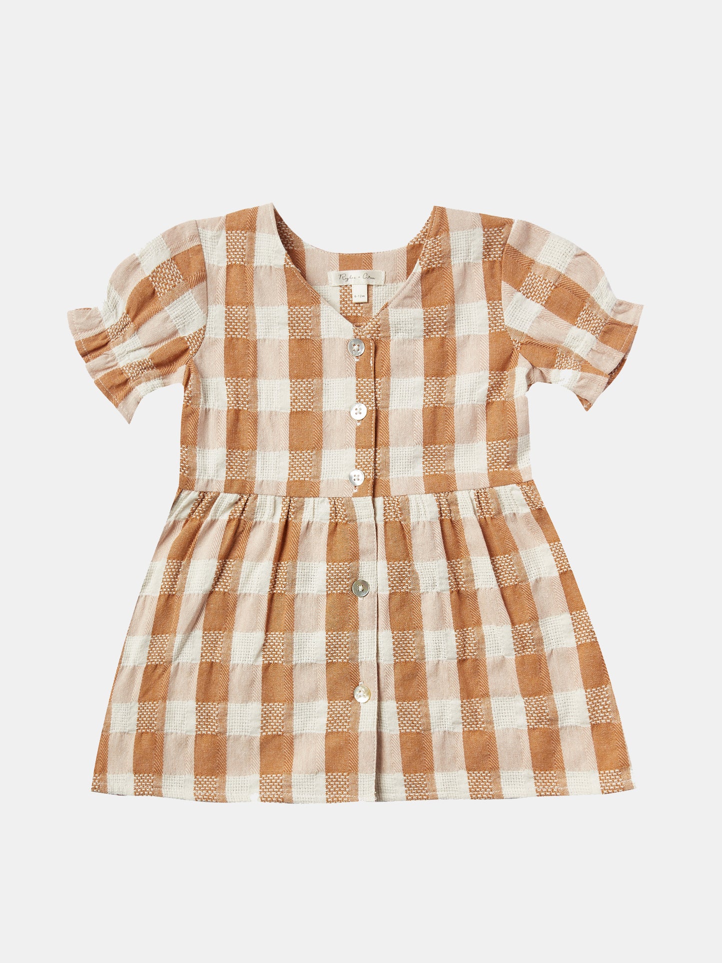 Rylee & Cru Little Girls' Check Jeanette Dress - Saint Bernard