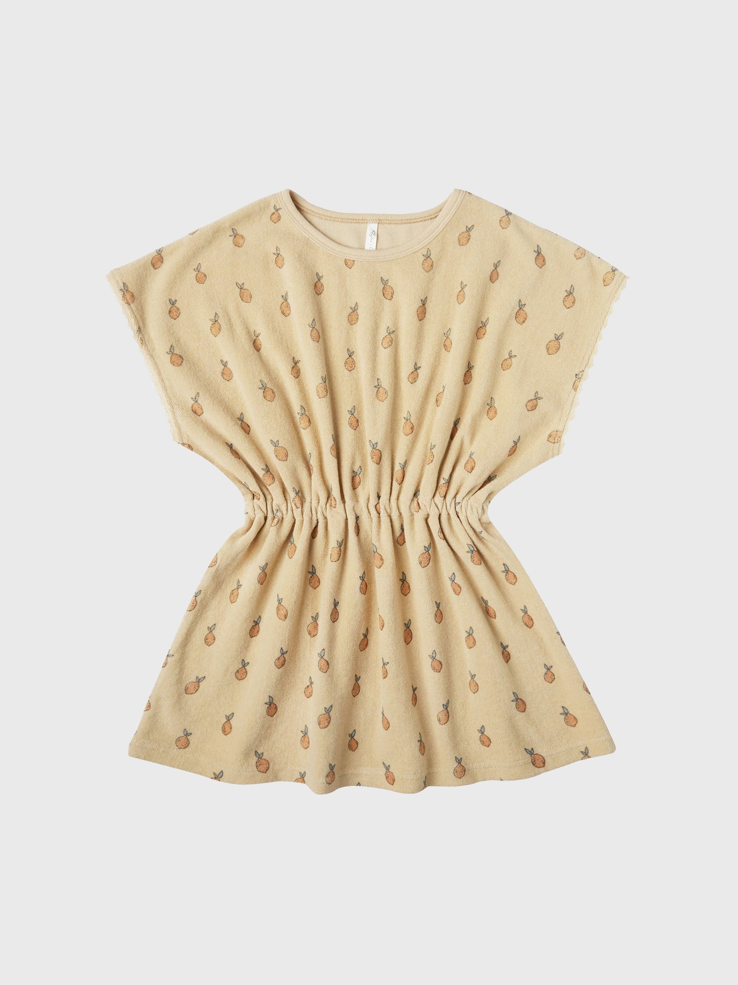 Rylee & Cru Little Girls' Lemons Kaftan Dress - Saint Bernard