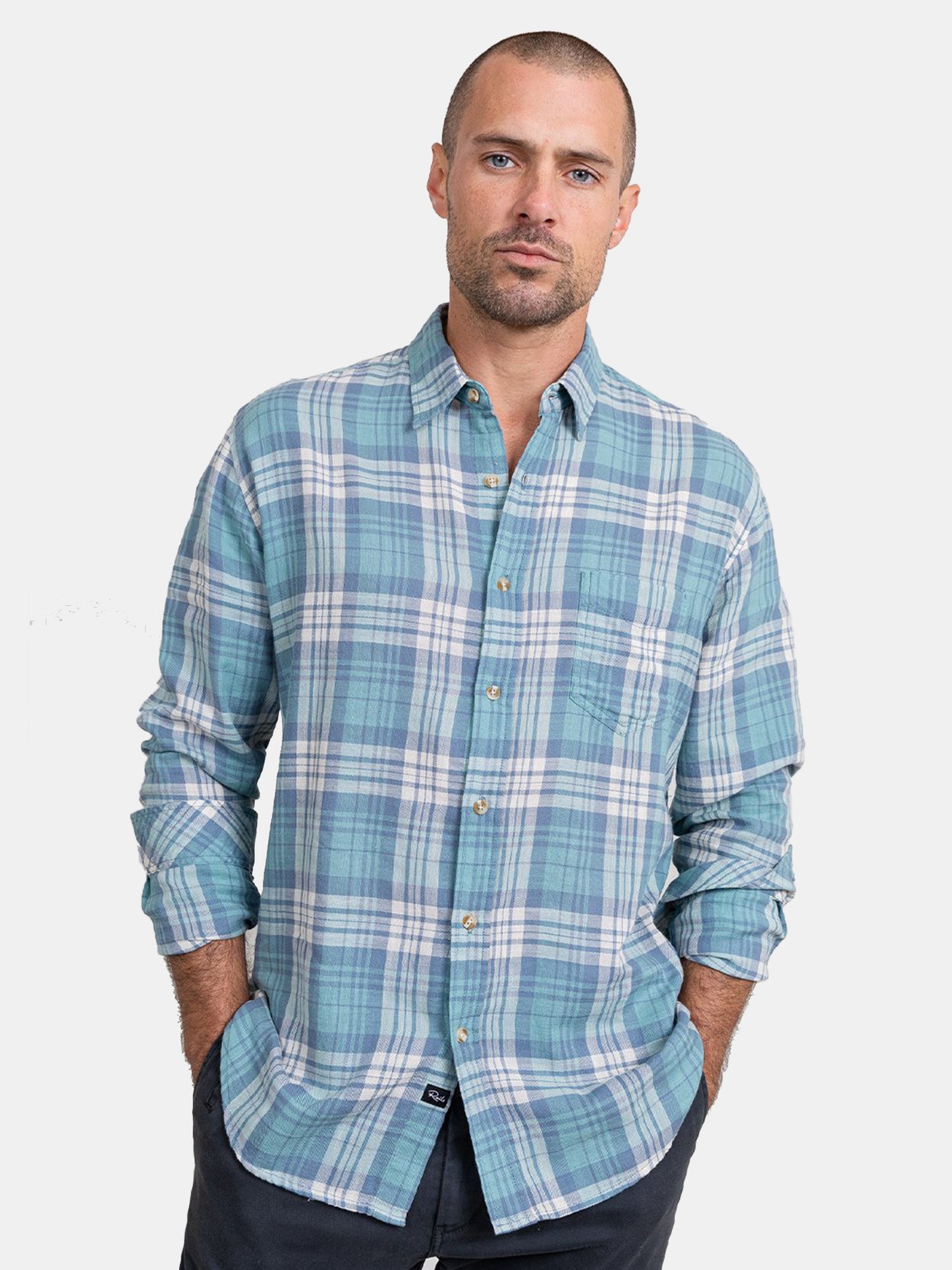 Rails Men's Wyatt Button-Down Shirt - Saint Bernard