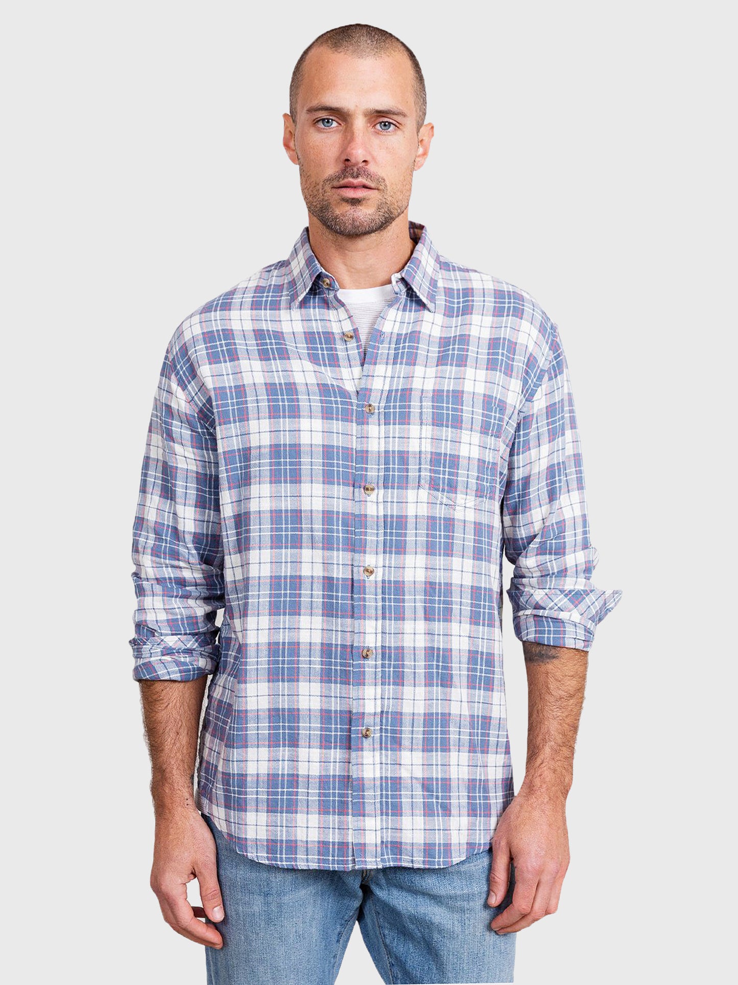 Rails Men's Wyatt Button-Down Shirt - Saint Bernard