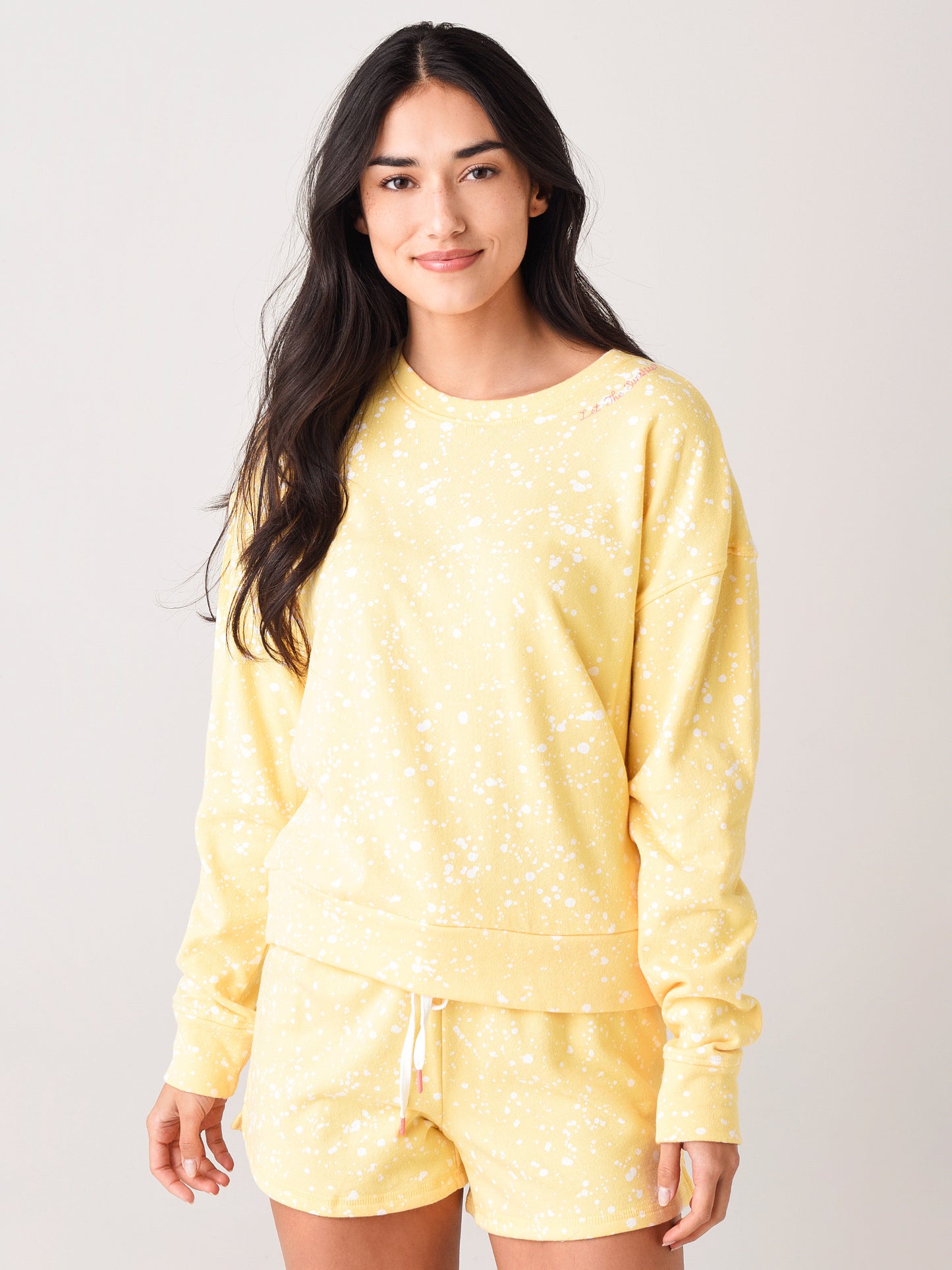 P.J. Salvage Women's Flick of a Brush Long Sleeve Top - Saint Bernard