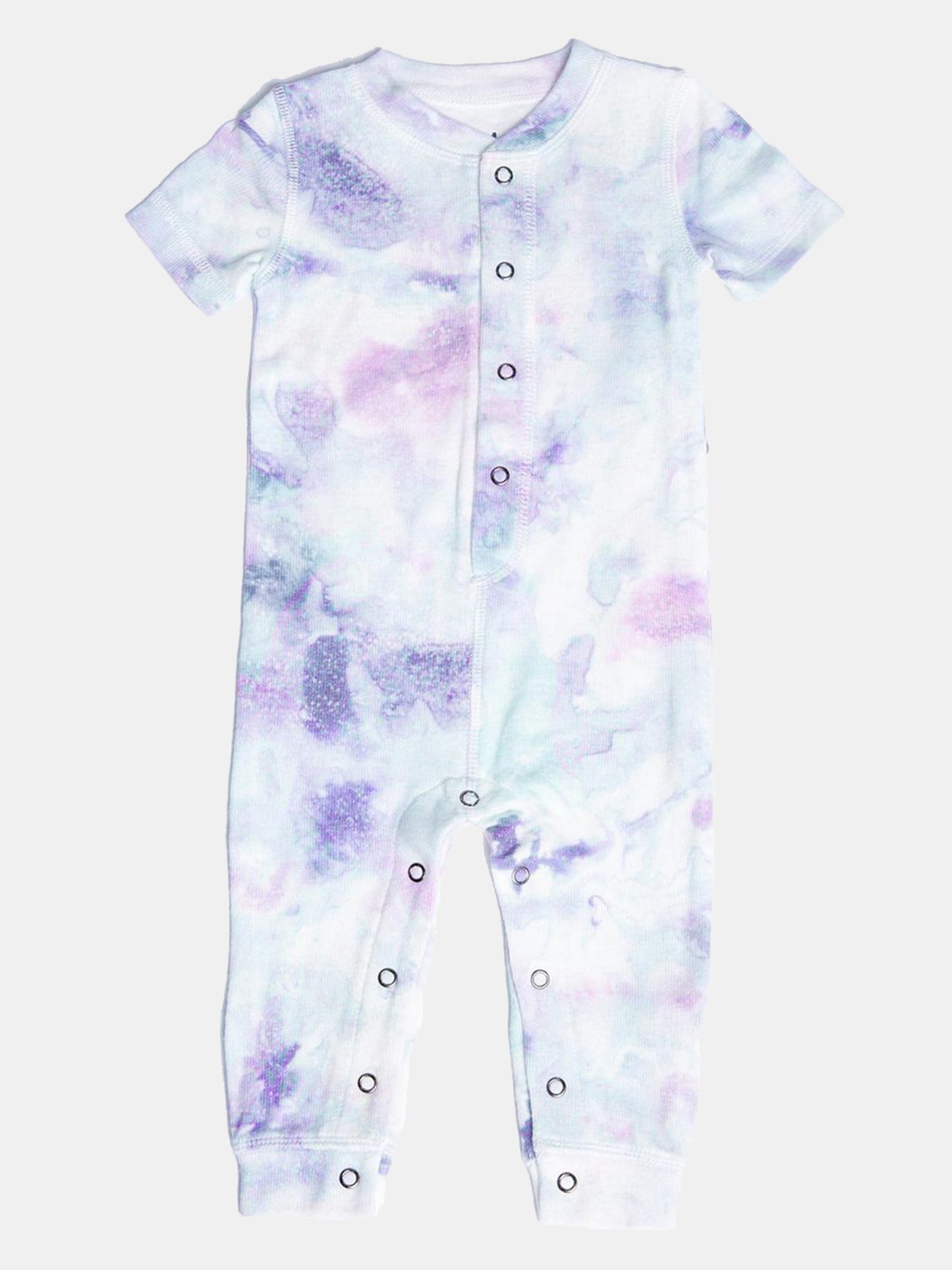 P.J. Salvage Little Girls' Melting Crayons Romper Set - Saint Bernard
