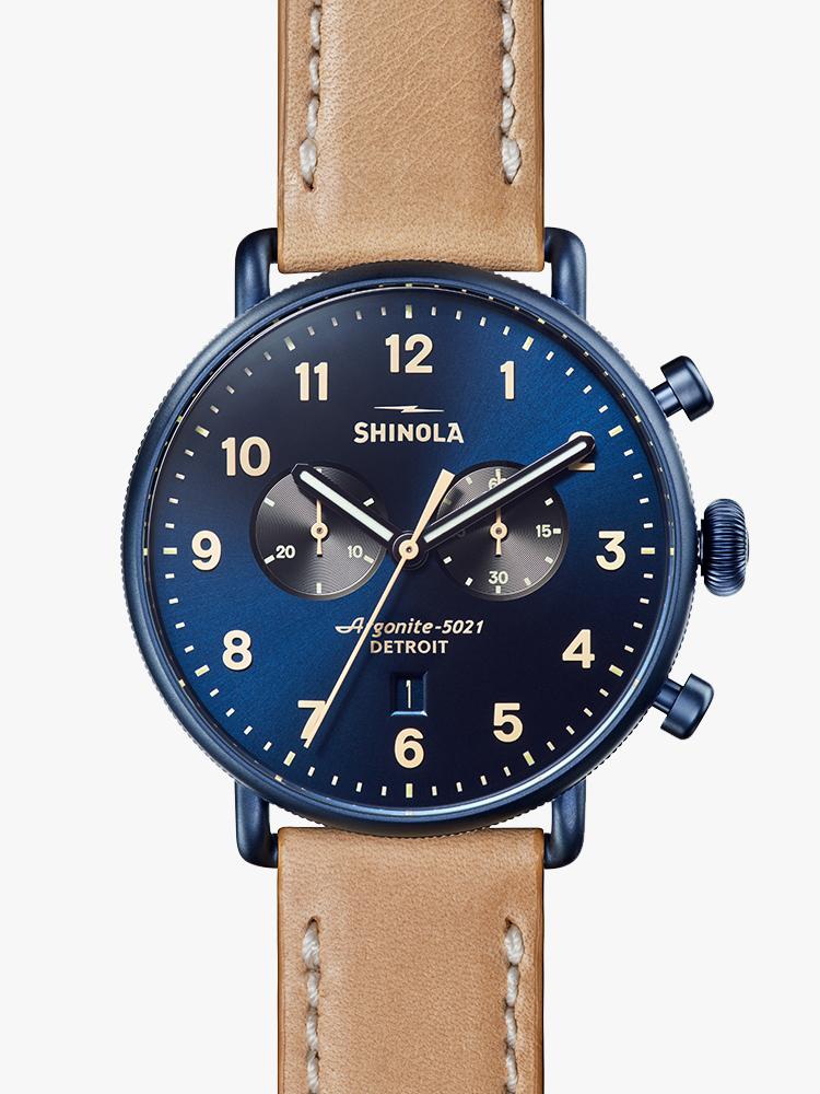 Shinola The Canfield 43mm Watch - Saint Bernard