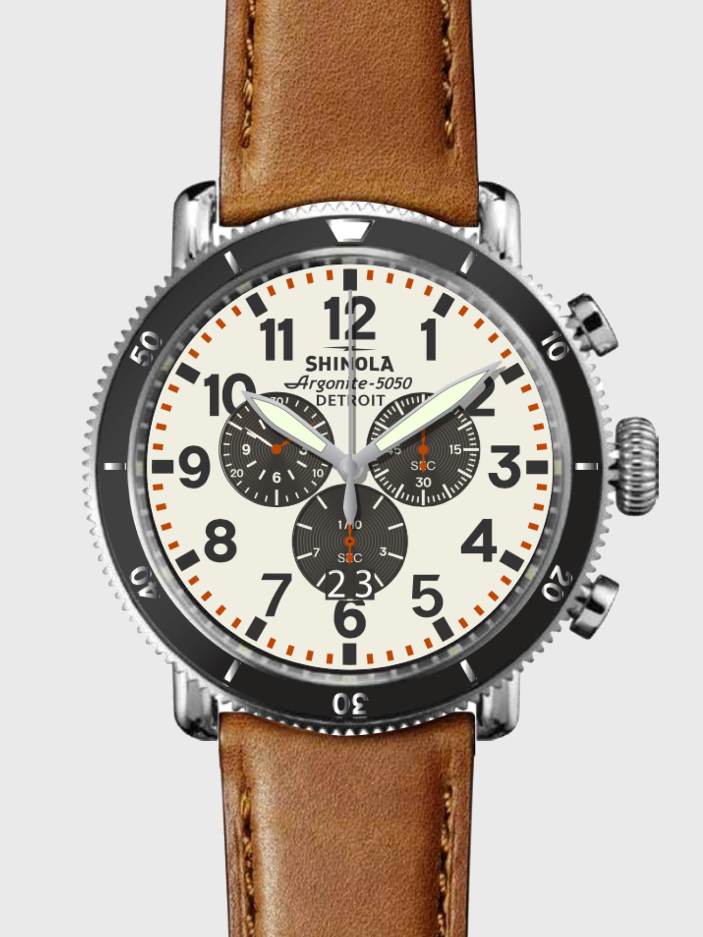 Shinola Men's Runwell Sport Chrono 48MM Watch - Saint Bernard