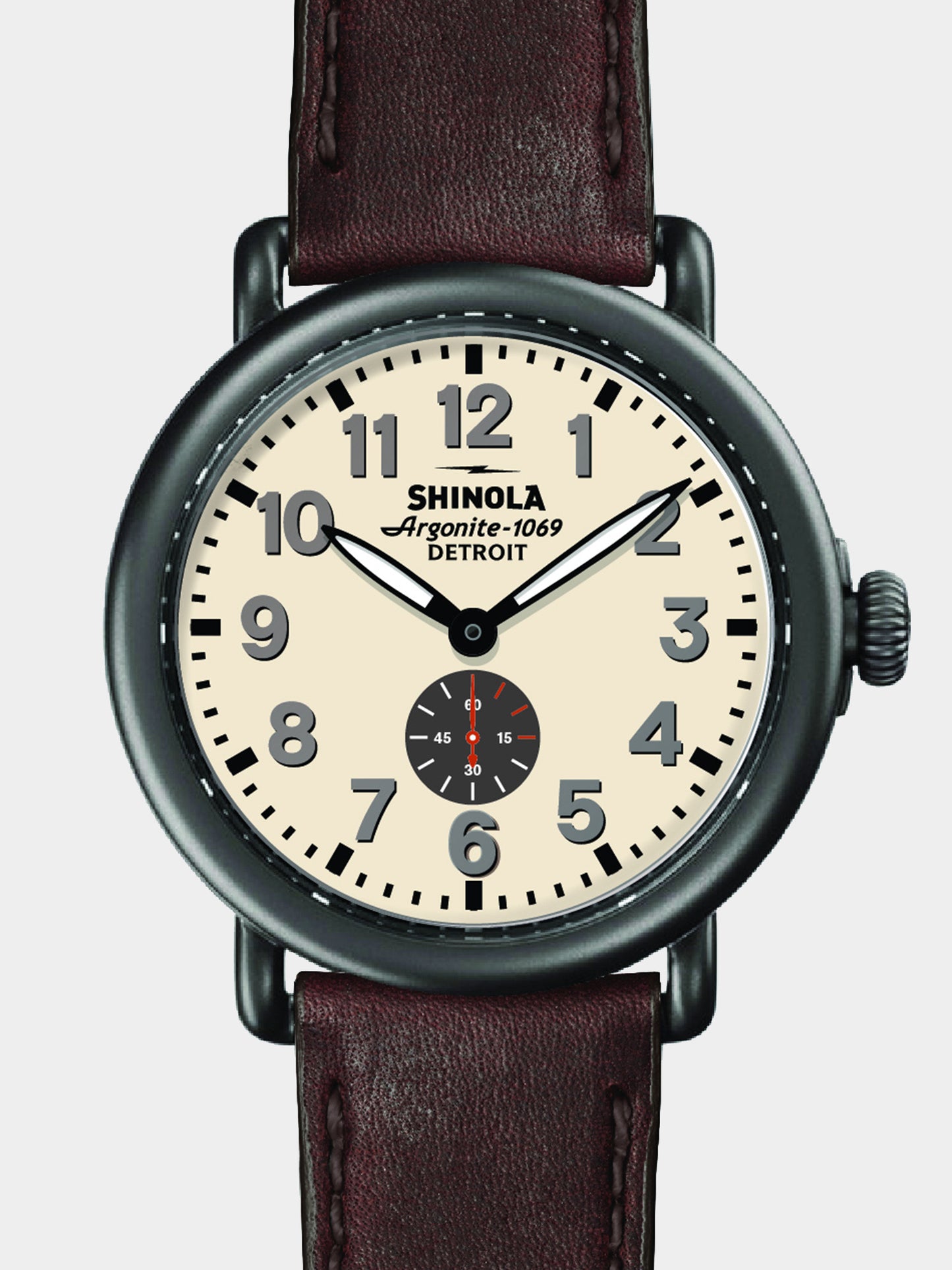 Shinola Men's Runwell Sub-Second 47MM Watch - Saint Bernard