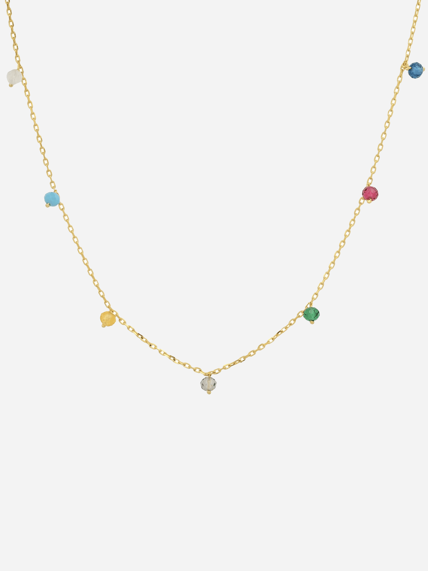 TAI Women's Multi-Colored Cubic Zirconia Necklace - Saint Bernard