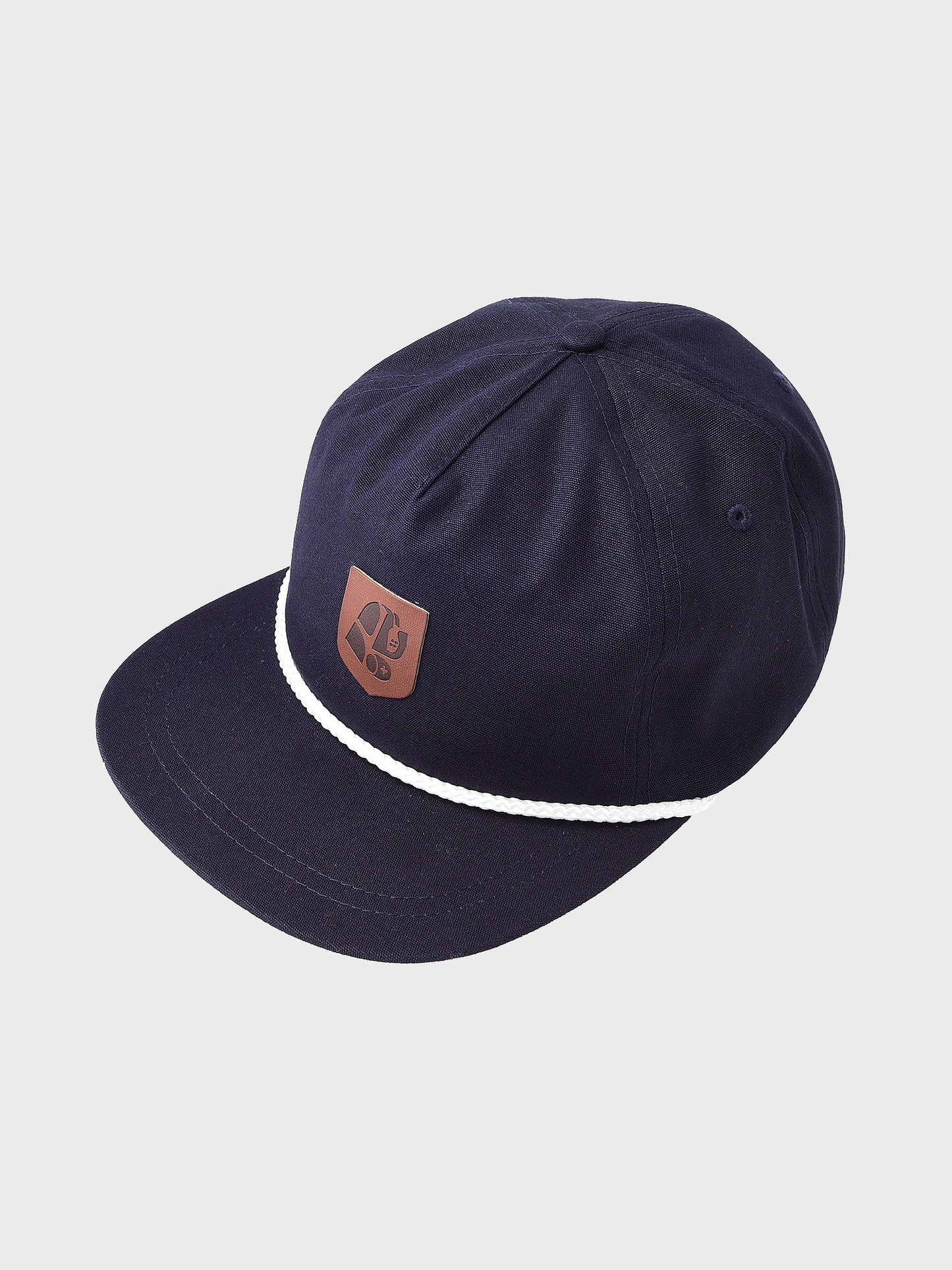 Saint Bernard DNA Leather Logo Shield Hat - Saint Bernard