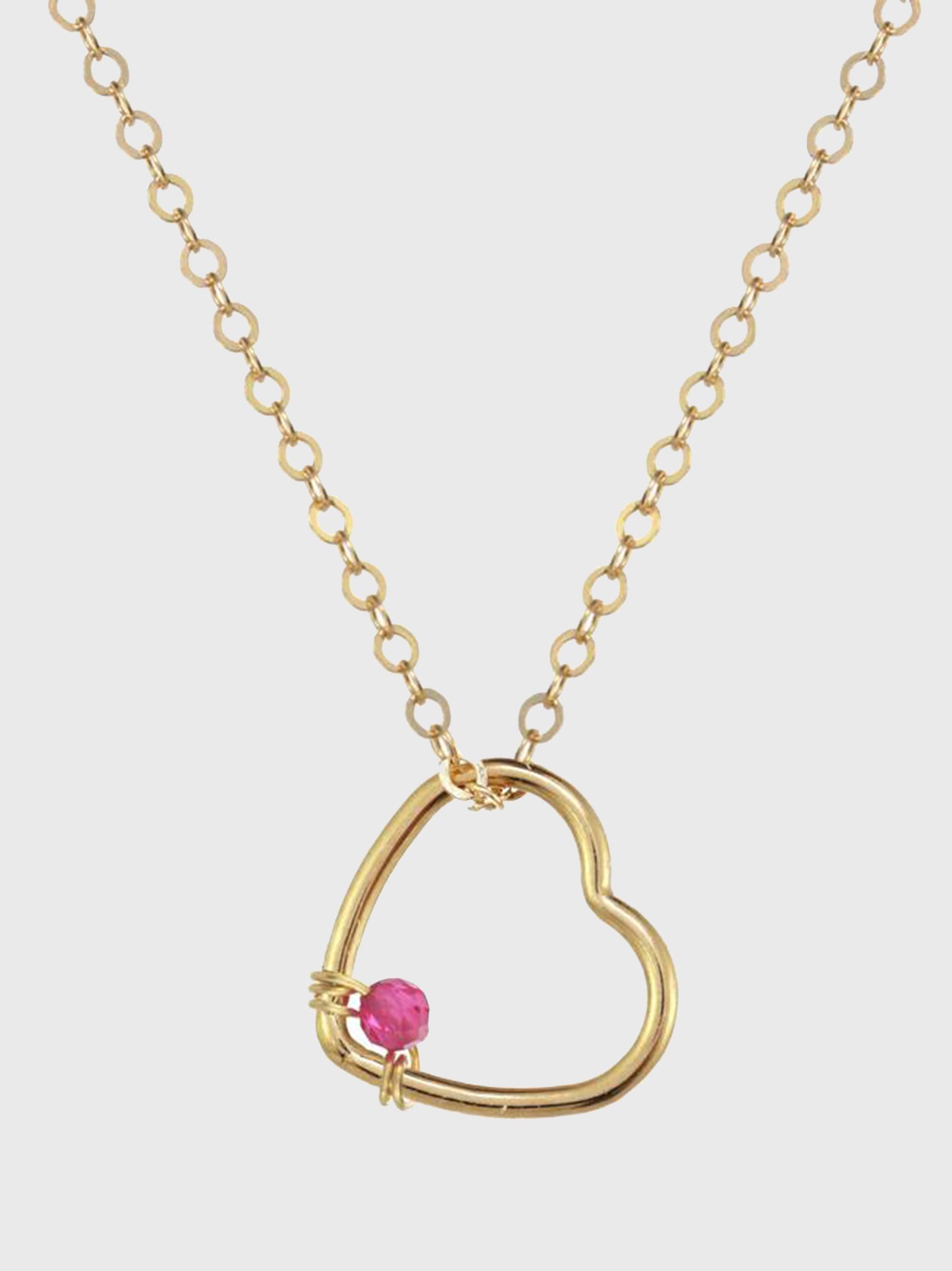 Kozakh Jewelry Amorcito Ruby Necklace - Saint Bernard