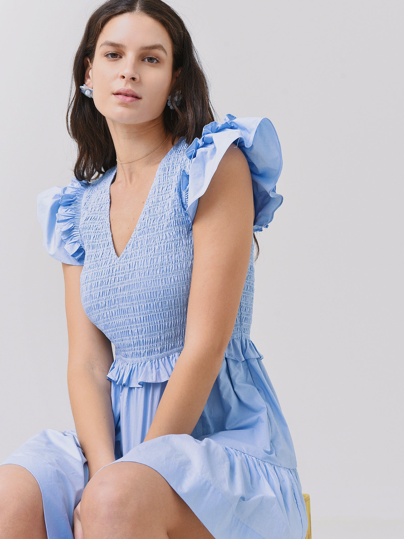 knee length dresses for ladies PHOEBE MINI DRESS with CORSET – CTRL N U I T main image 0