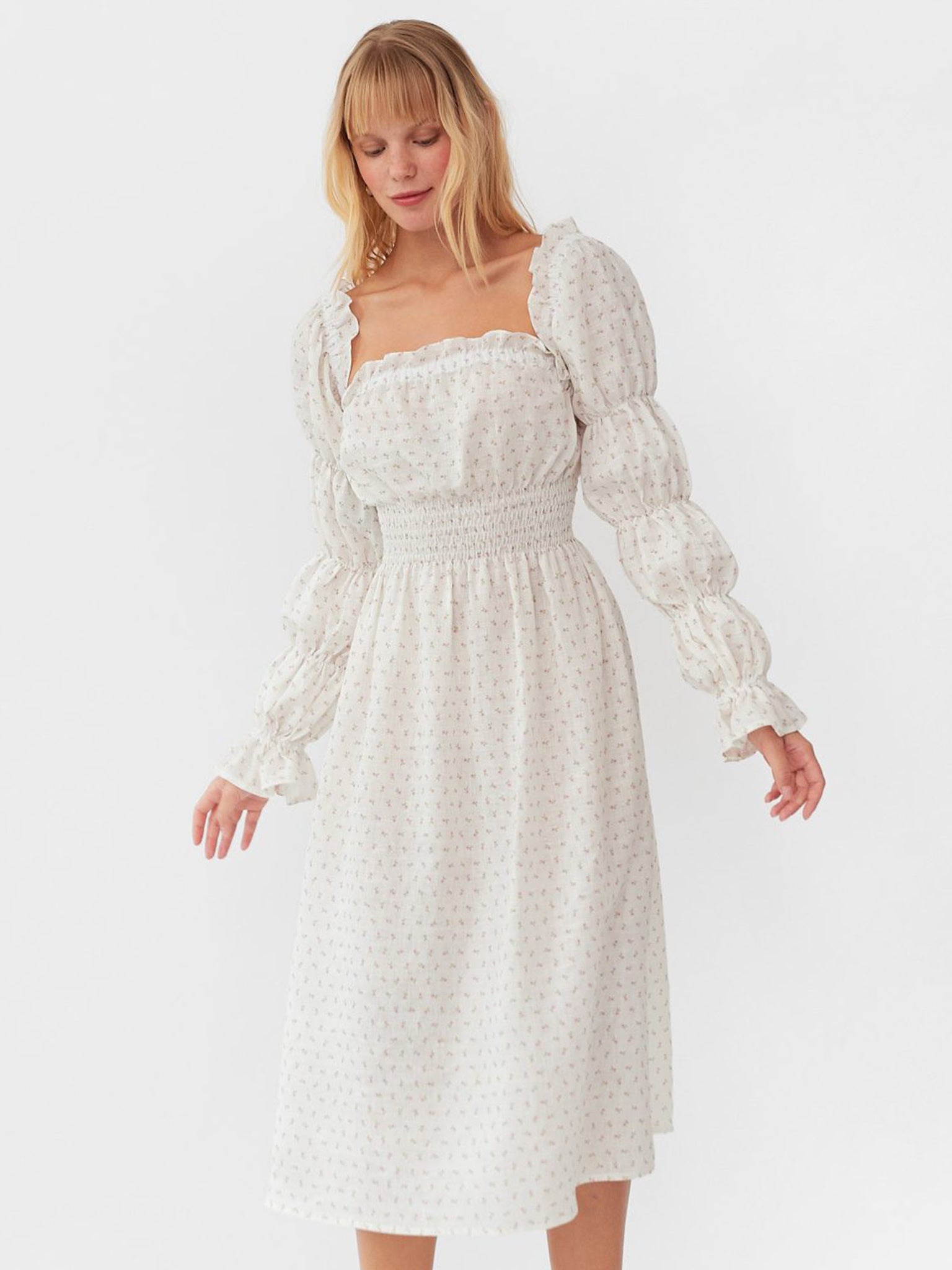 Sleeper Women's Michelin Linen Dress Saint Bernard Sleeper Women's Michelin Linen Dress Saint Bernard