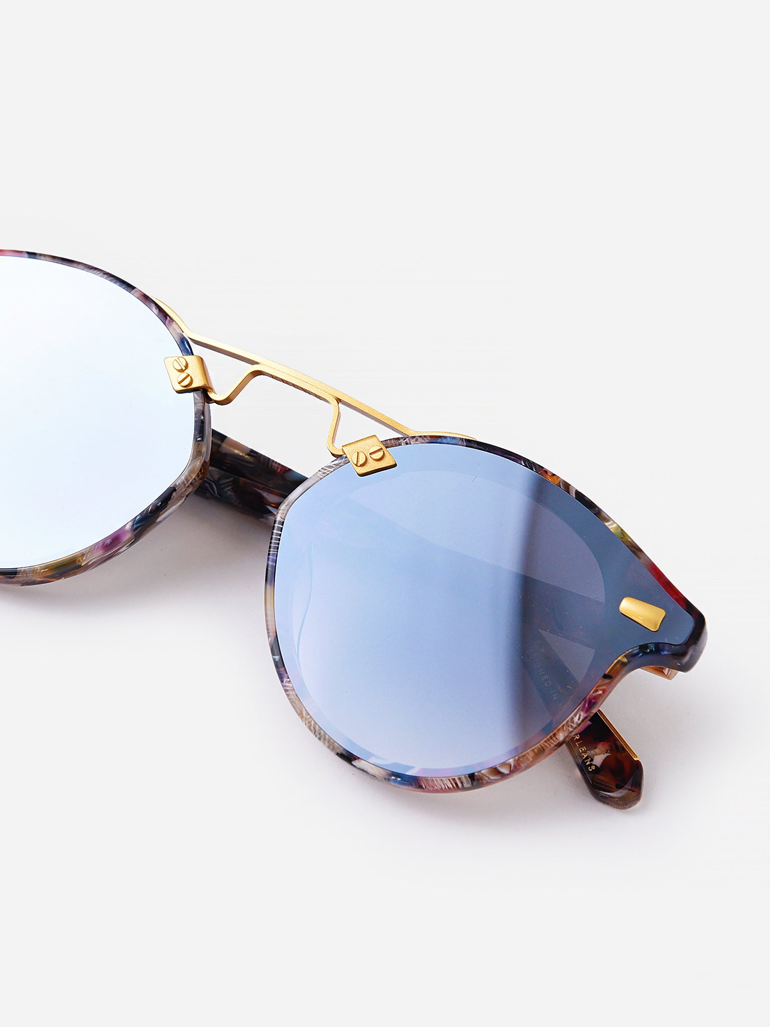 Krewe St. Louis Nylon Sunglasses Krewe - St. Louis Nylon Sunglasses in Bottle Green main image 2
