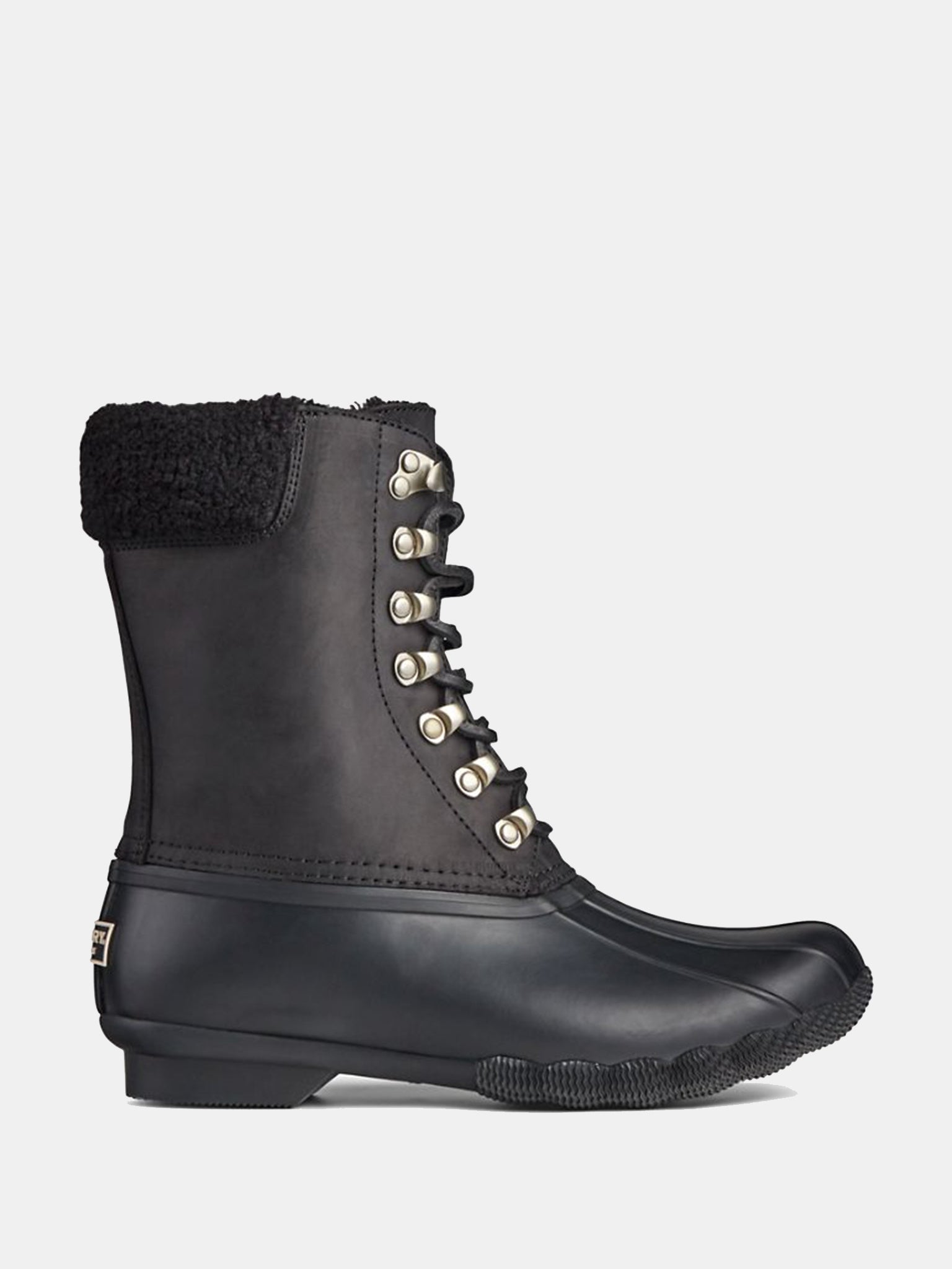 Sperry Women's Saltwater Tall Cozy Leather Duck Boot