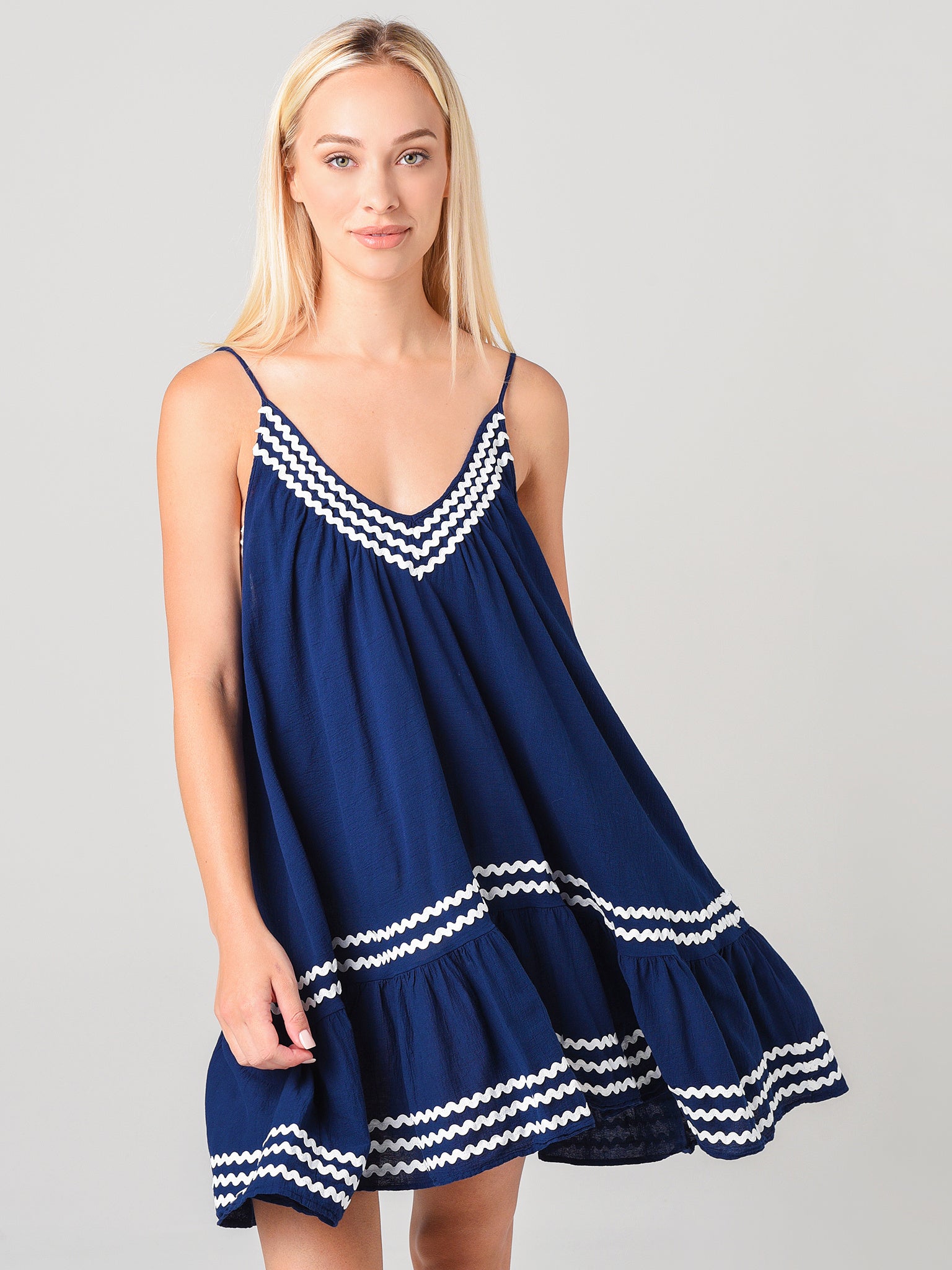 9 Seed Women's St. Tropez With Ric-Rac Cover-Up Dress Saint Bernard 9 Seed Women's St. Tropez With Ric-Rac Cover-Up Dress Saint Bernard