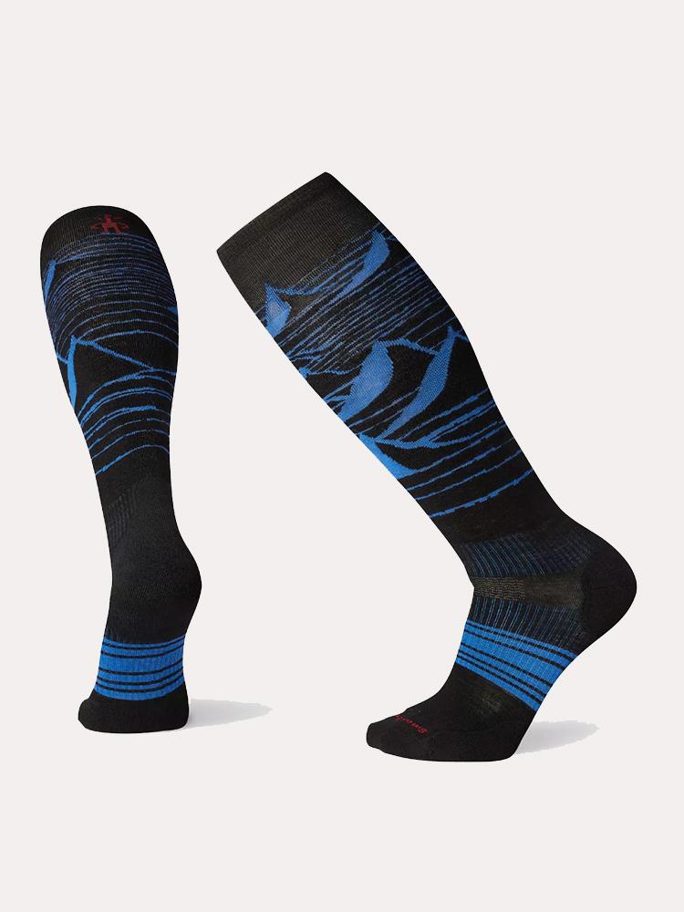 Smartwool Men’s PhD Snowboard Black Light Elite Sock - Saint Bernard