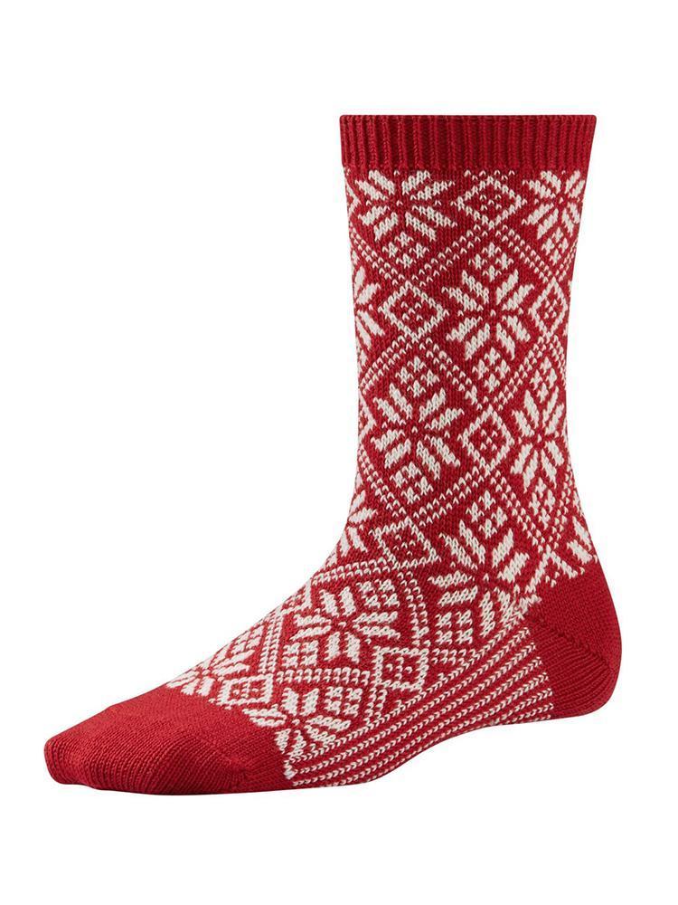 Smartwool Women's Traditional Snowflake Sock - Saint Bernard