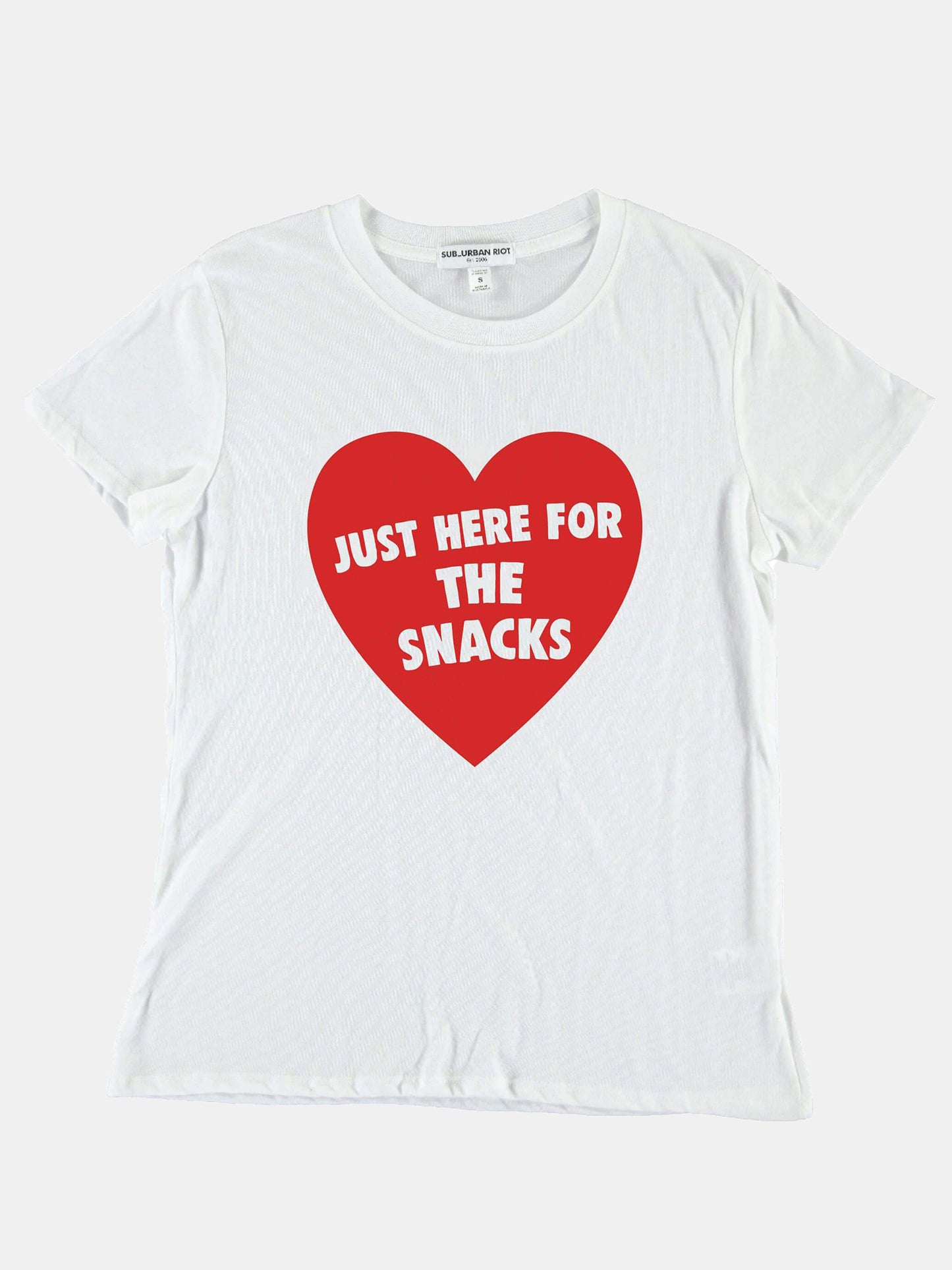 Sub_Urban Riot Girls' Here For The Snacks Loose Tee - Saint Bernard
