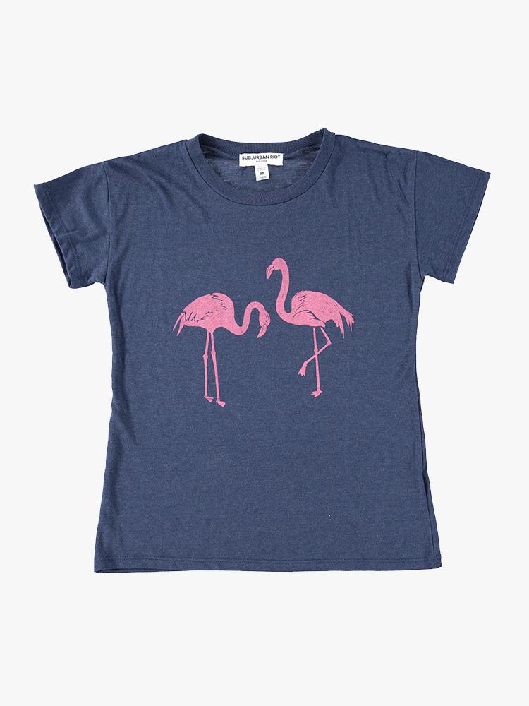 Sub_Urban Riot Girls’ Flamingos Short Sleeve Tee - Saint Bernard