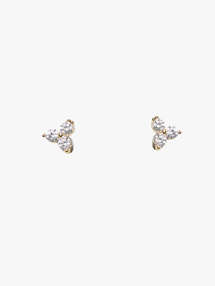 Tai CZ Cluster Stud Earring - Saint Bernard