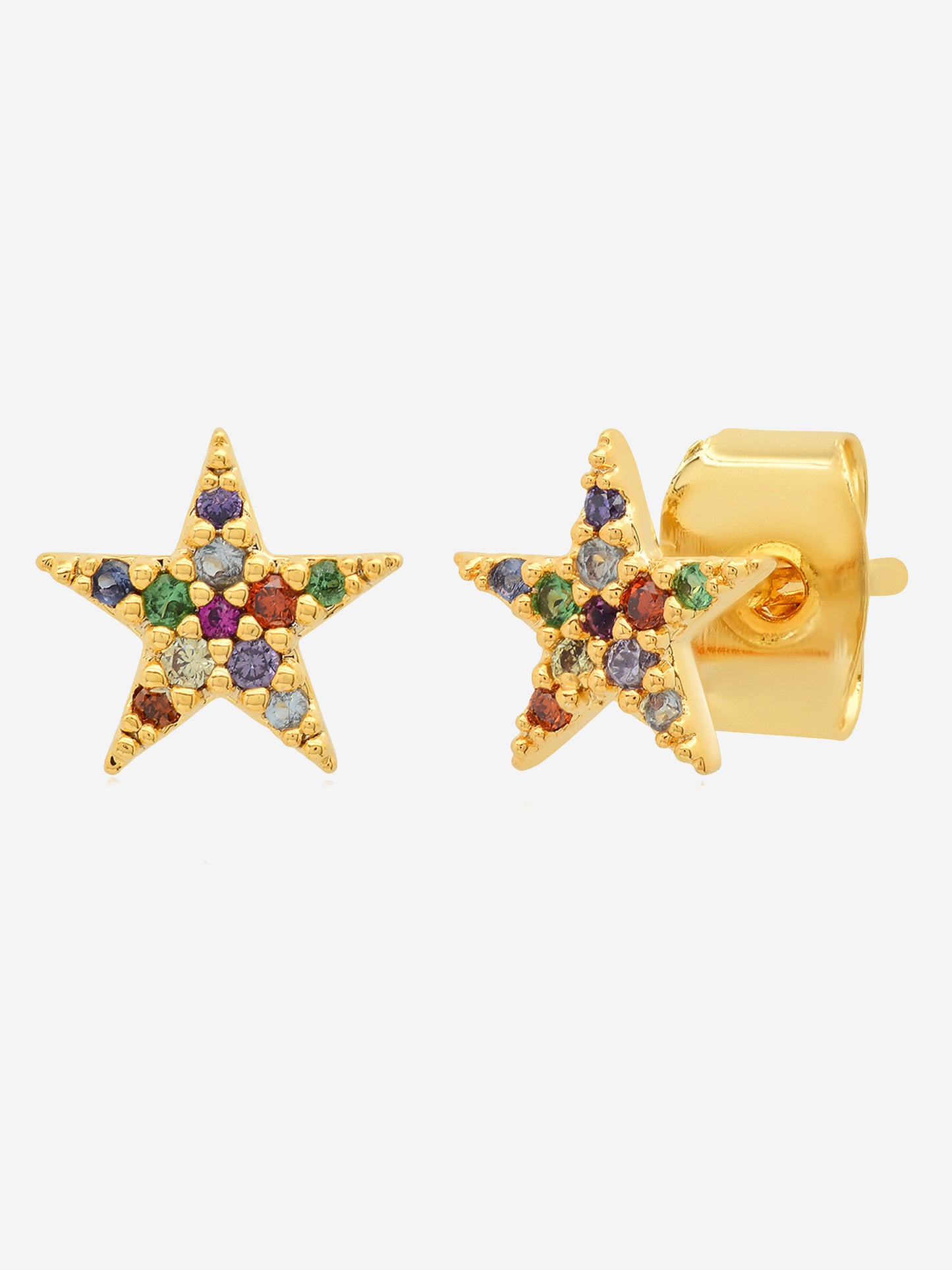 Tai Rainbow Star Stud Earrings - Saint Bernard
