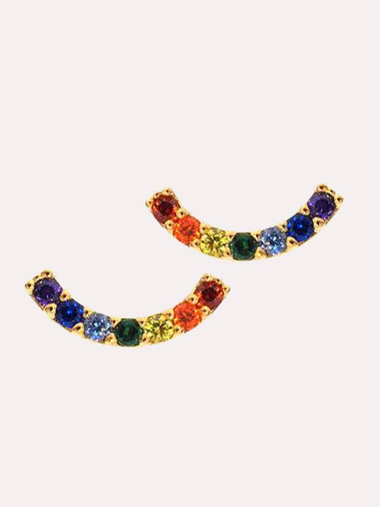 Tai Rainbow Arc Stud Earring - Saint Bernard