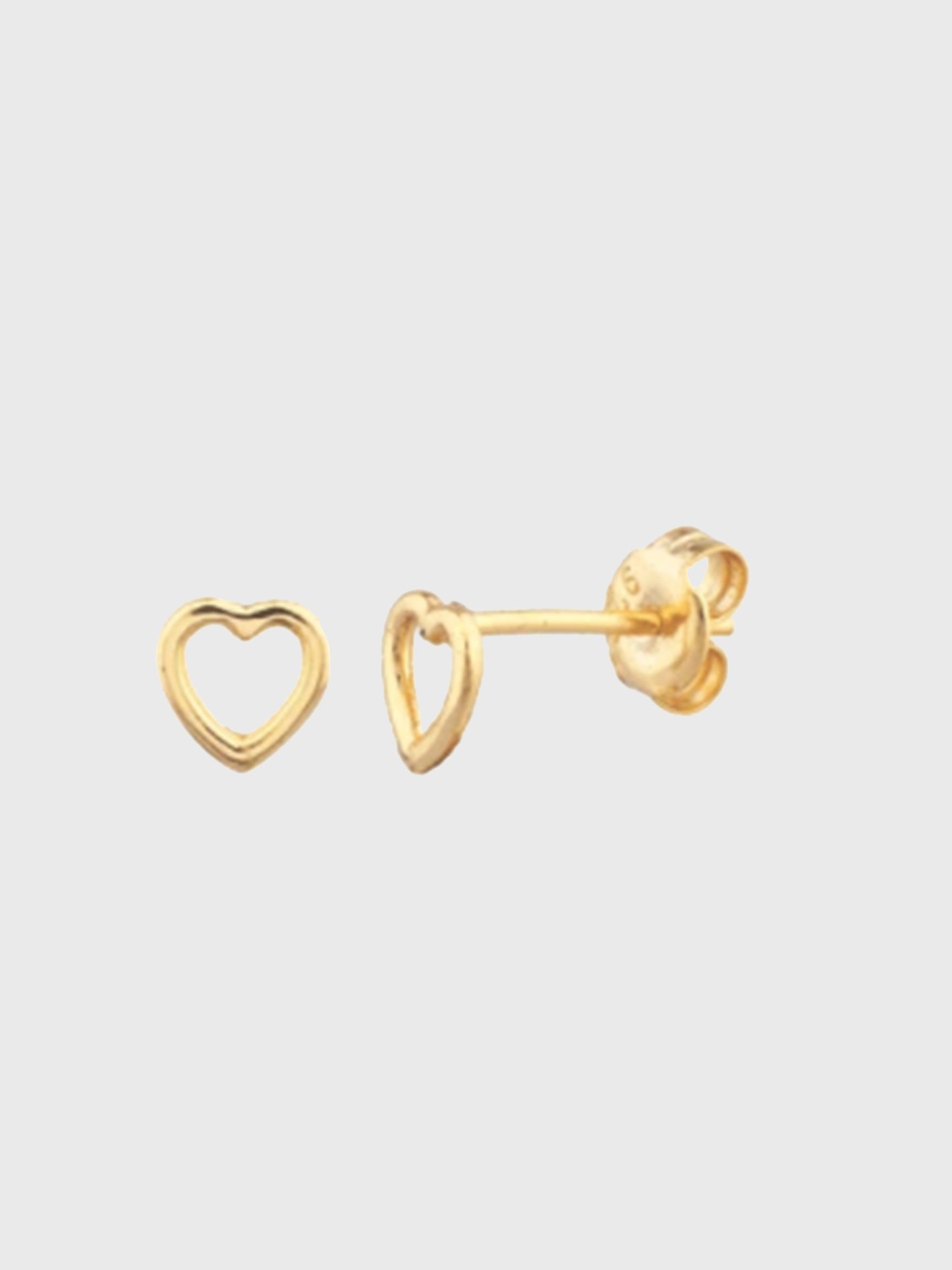 Shashi Tiny Heart Stud Earring - Saint Bernard